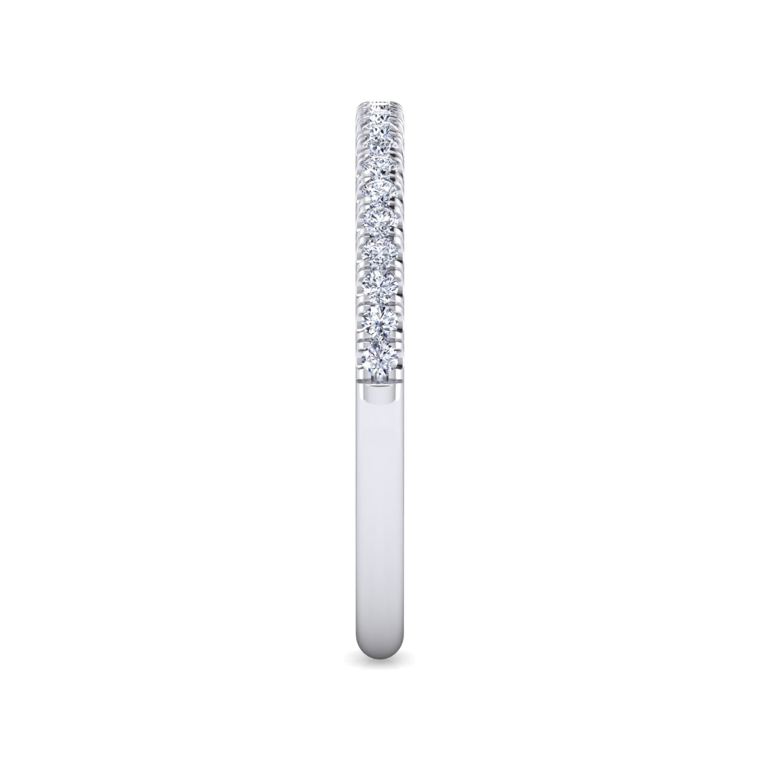 Matching Wedding Band in 14K White Gold, photograph 4