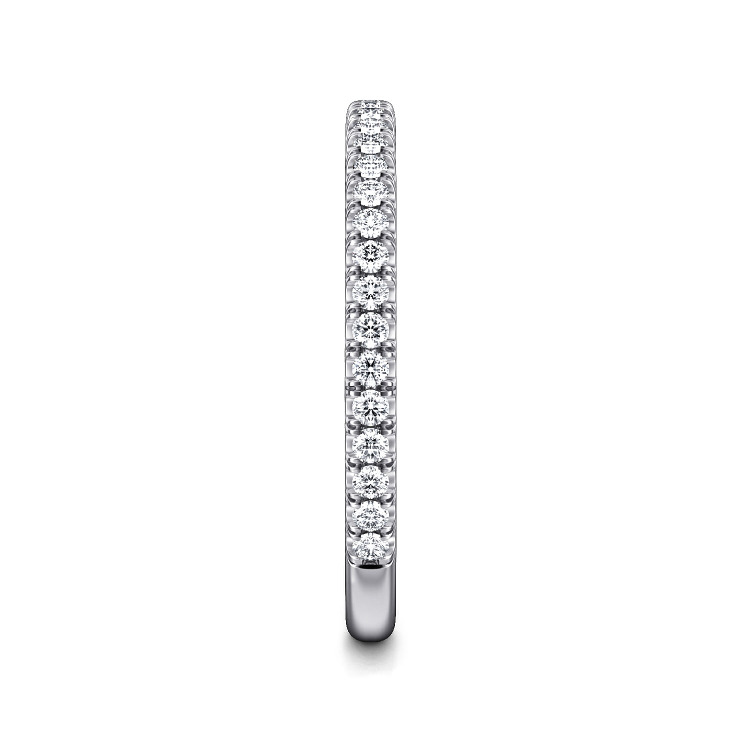 Matching Wedding Band in 14K White Gold, photograph 4