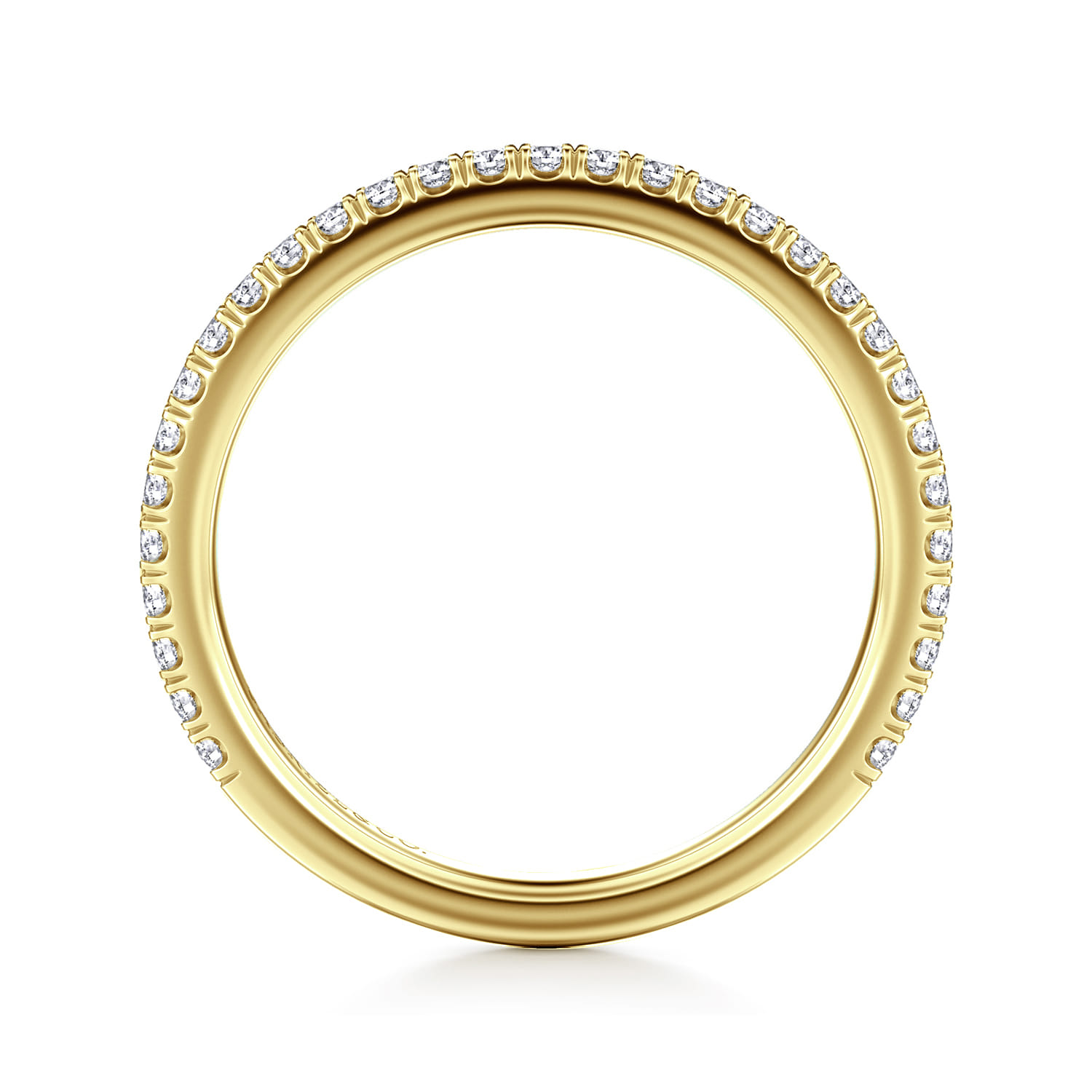 Matching Wedding Band in 14K Yellow Gold, photograph 2
