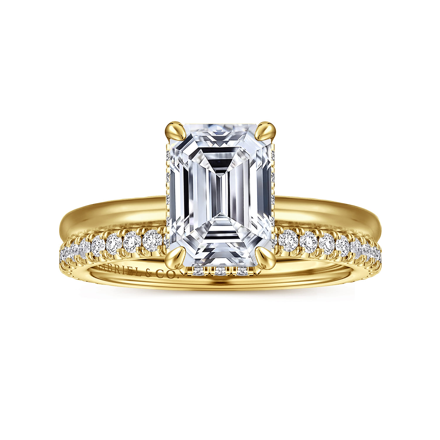 Matching Wedding Band in 14K Yellow Gold, photograph 4