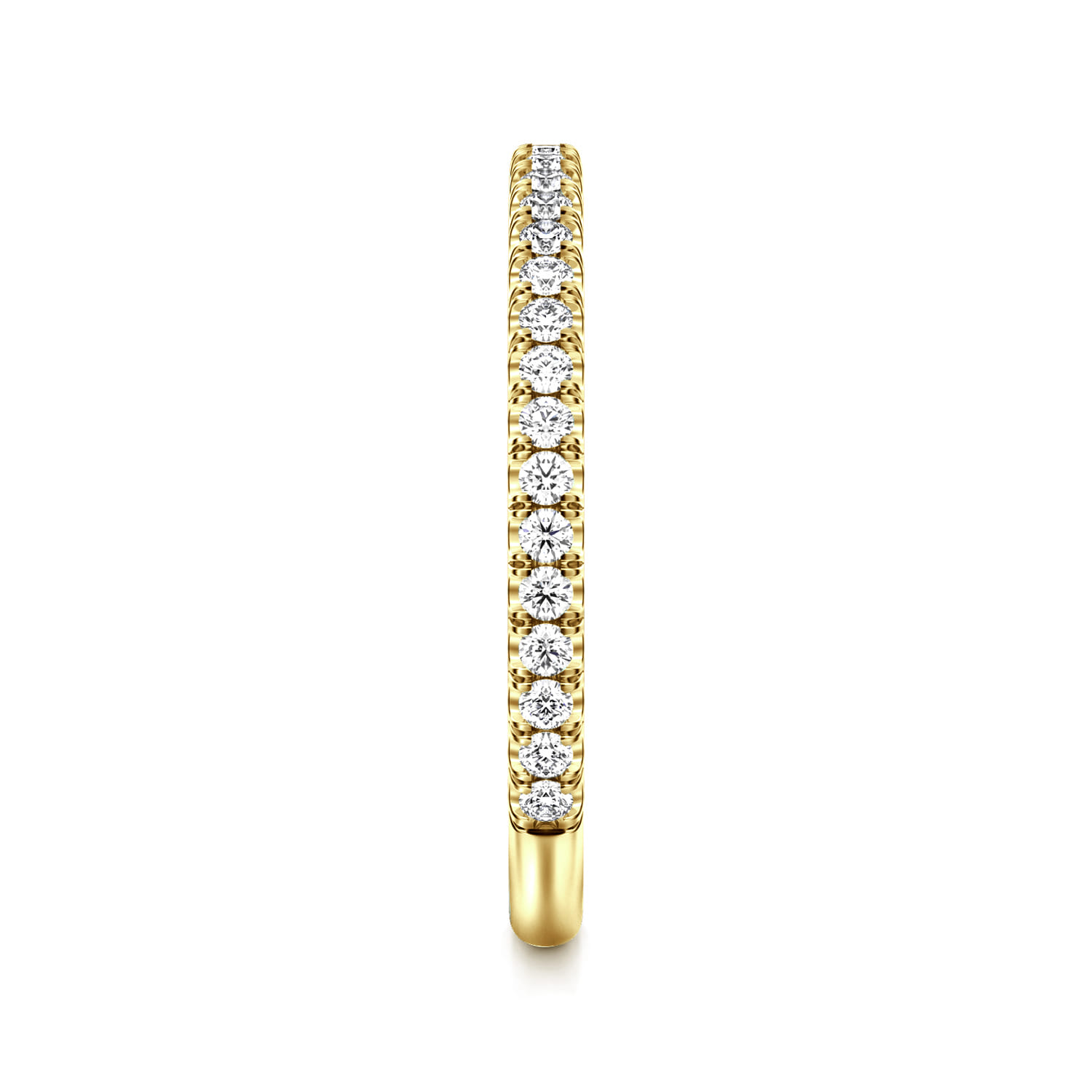Matching Wedding Band in 14K Yellow Gold, photograph 5