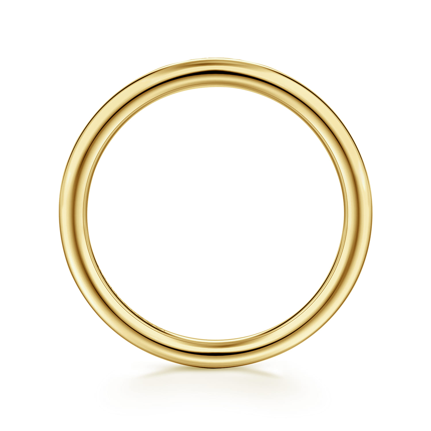 Matching Wedding Band in 14K Yellow Gold, photograph 2