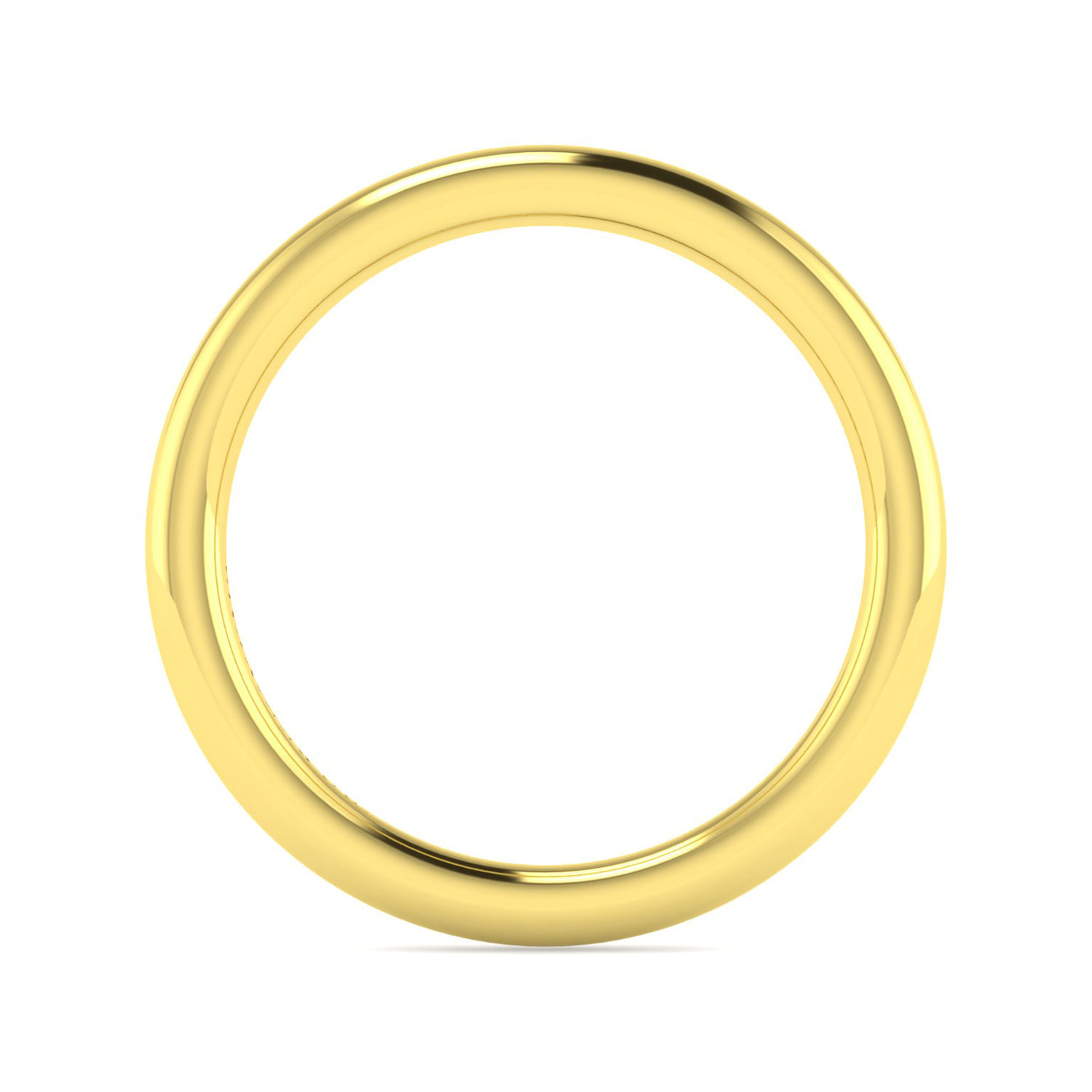 Matching Wedding Band in 14K Yellow Gold, photograph 2