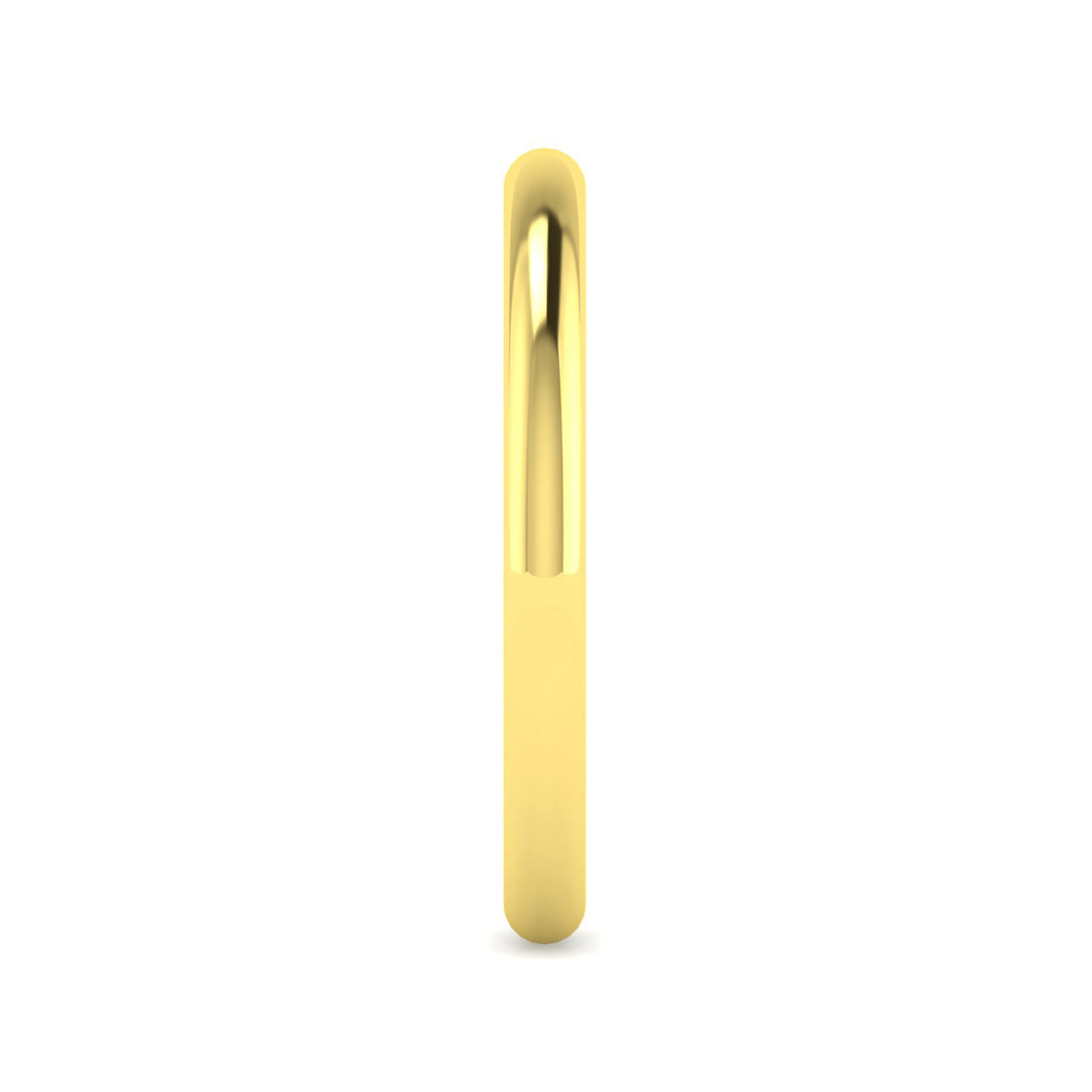 Matching Wedding Band in 14K Yellow Gold, photograph 4