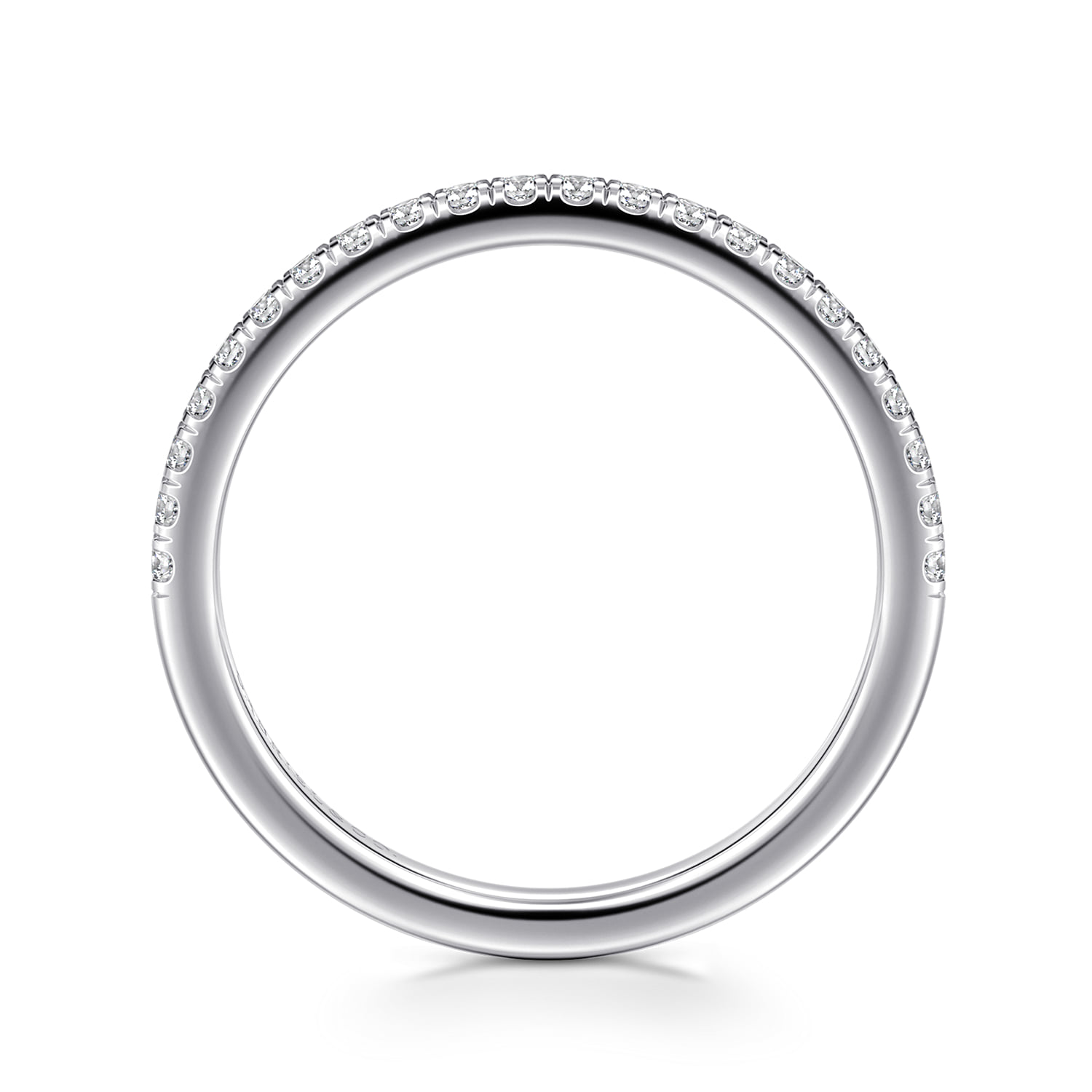 Matching Wedding Band in 14K White Gold, photograph 2