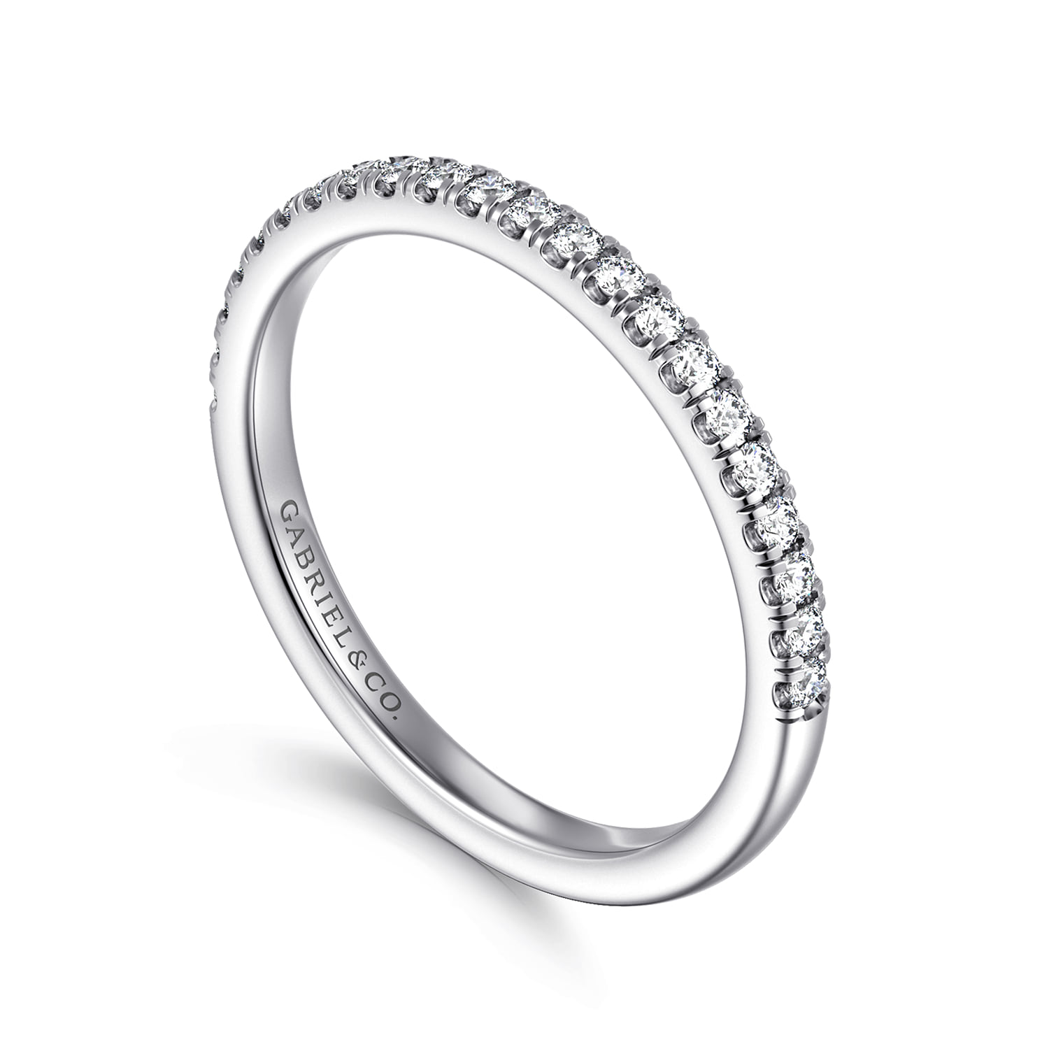 Matching Wedding Band in 14K White Gold, photograph 3