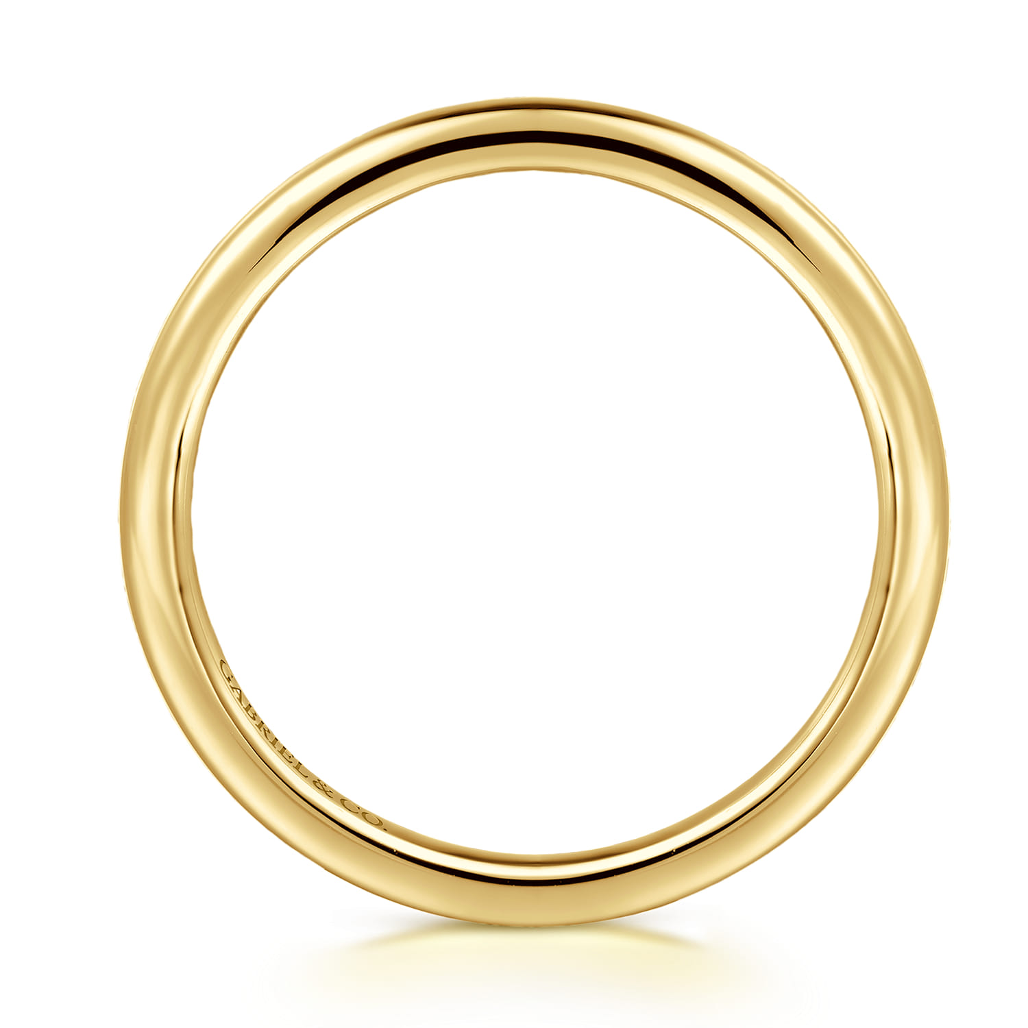 Matching Wedding Band in 14K Yellow Gold, photograph 2
