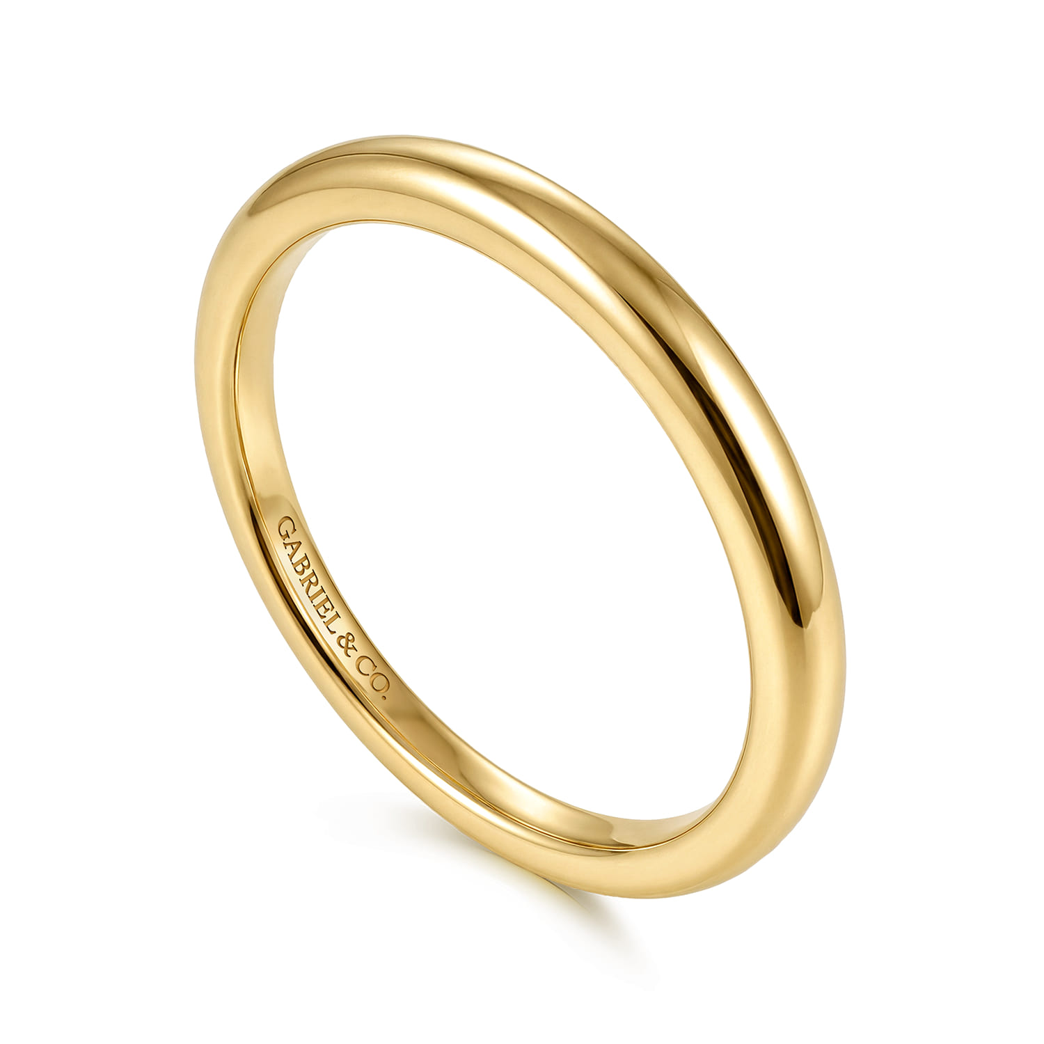 Matching Wedding Band in 14K Yellow Gold, photograph 3