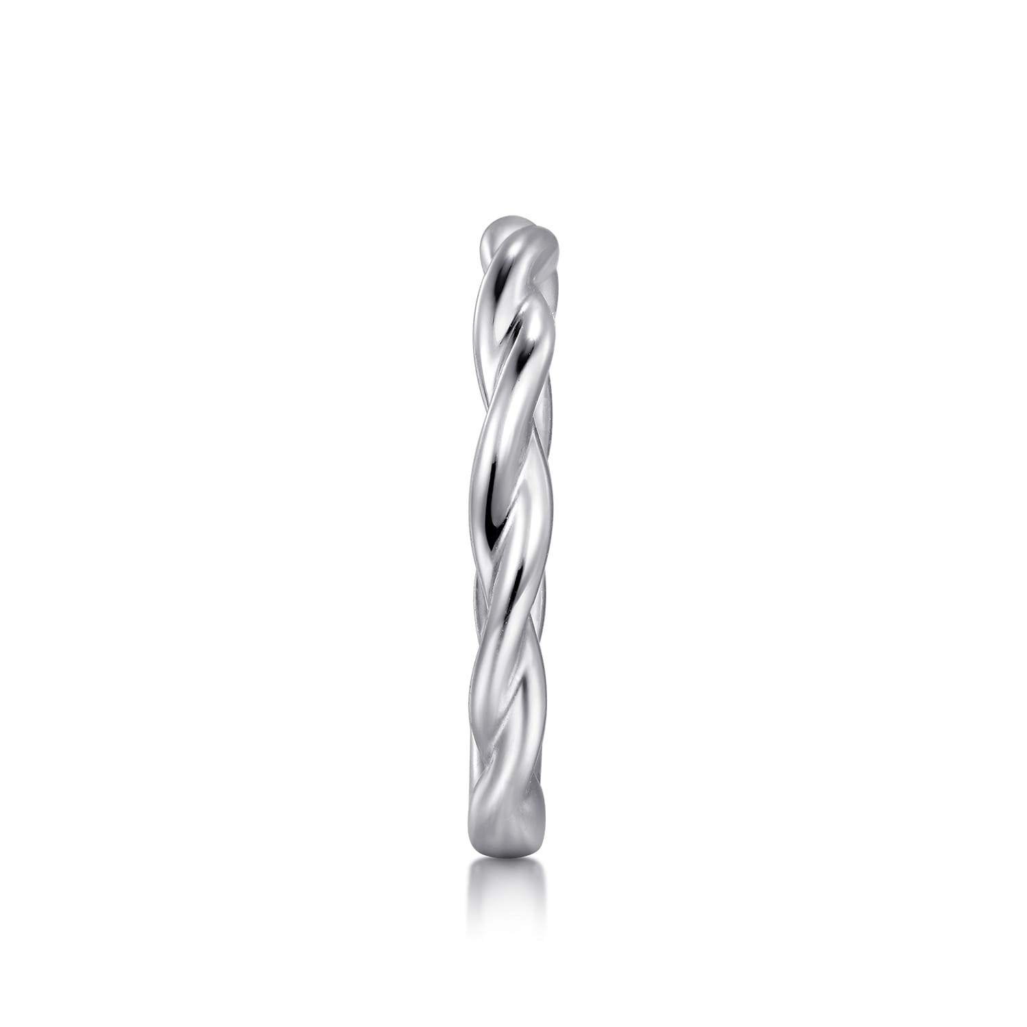 Wedding Band in 14K White Gold, photograph 4