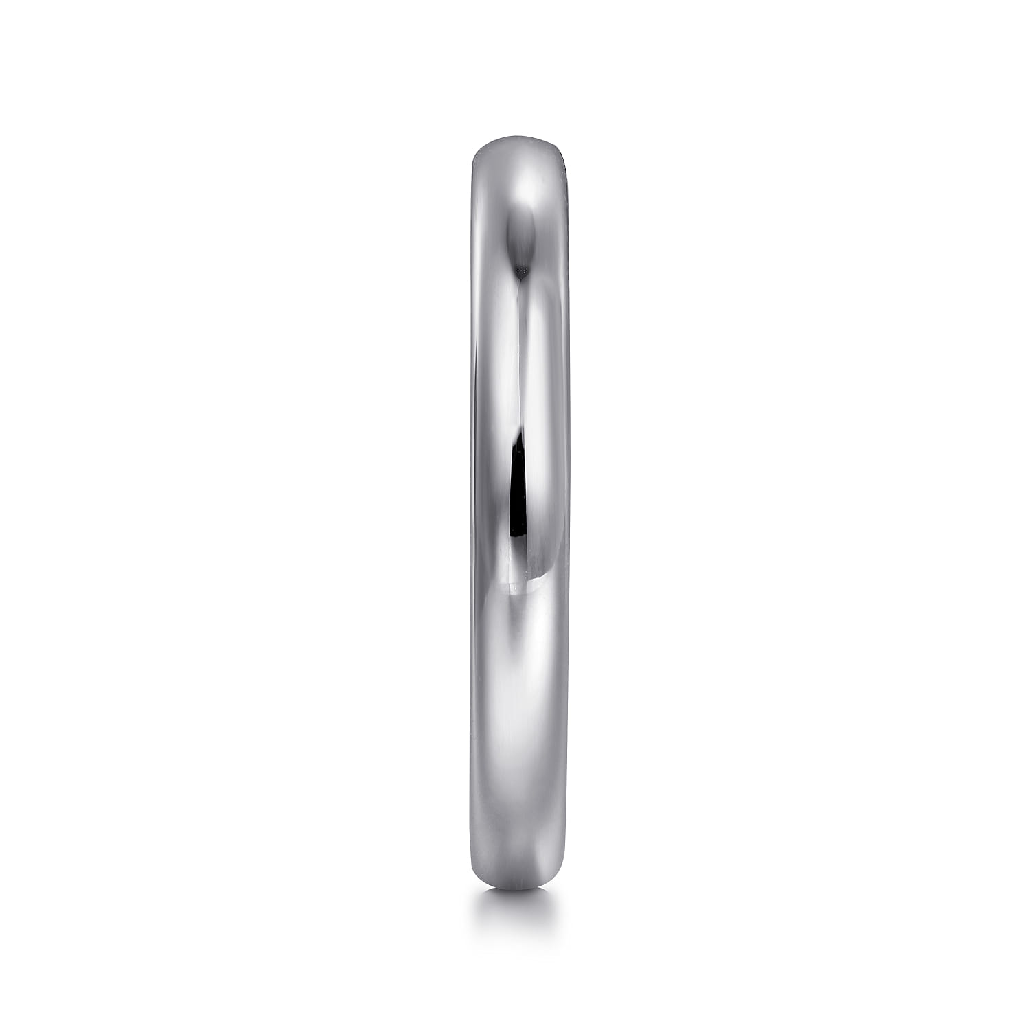 Diamond Wedding Band in 14K White Gold, photograph 5