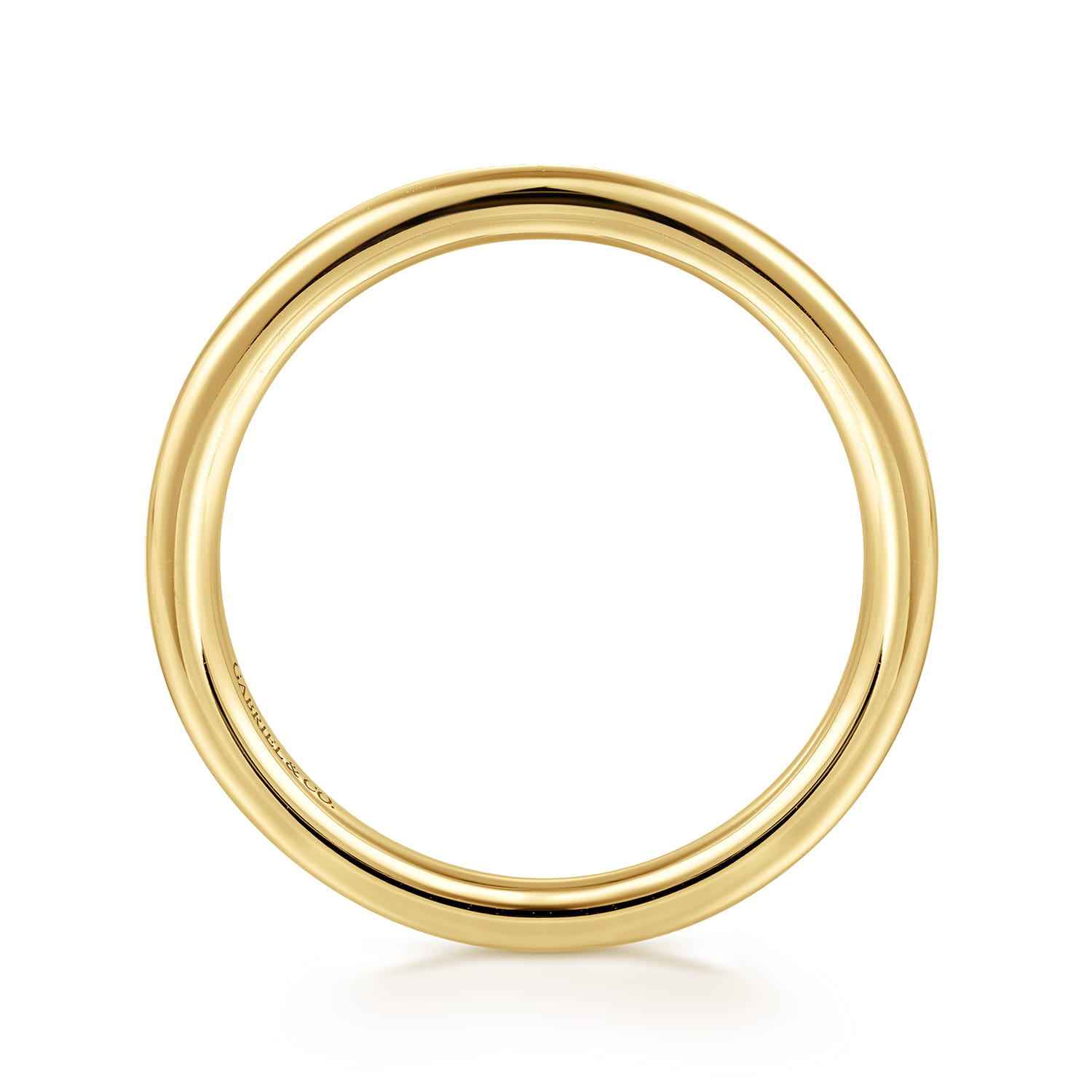 Matching Wedding Band in 14K Yellow Gold, photograph 2