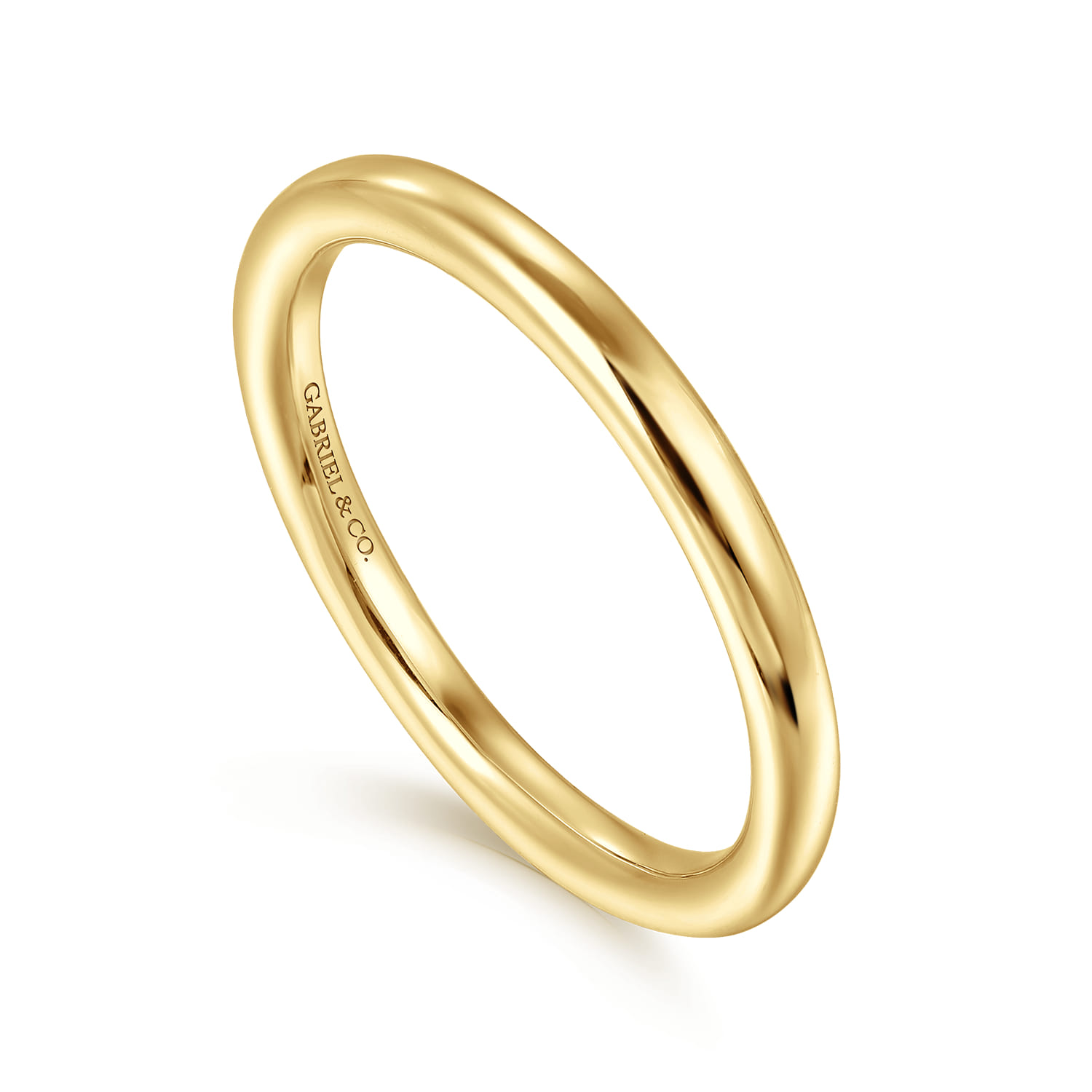 Matching Wedding Band in 14K Yellow Gold, photograph 3