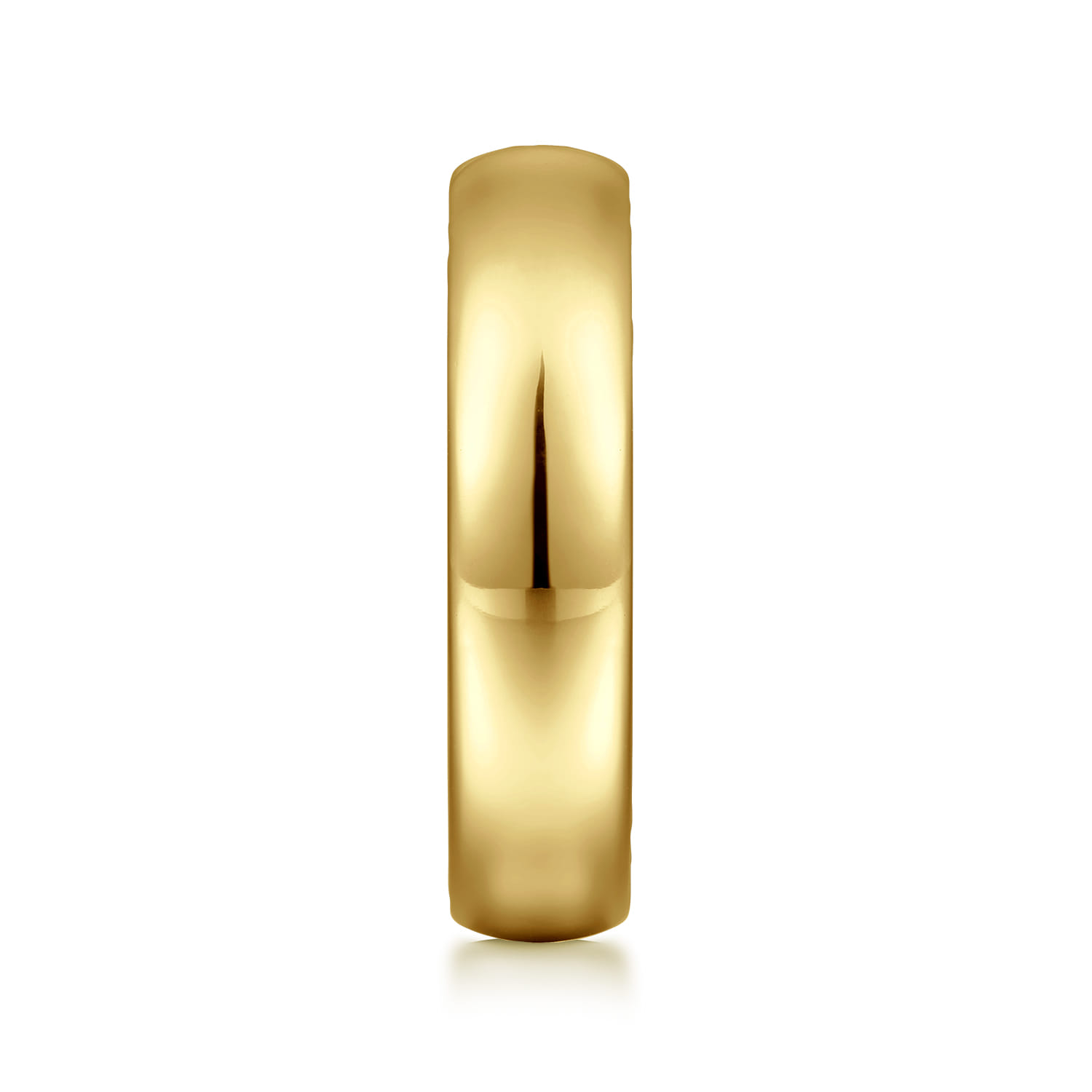 Matching Wedding Band in 14K Yellow Gold, photograph 4