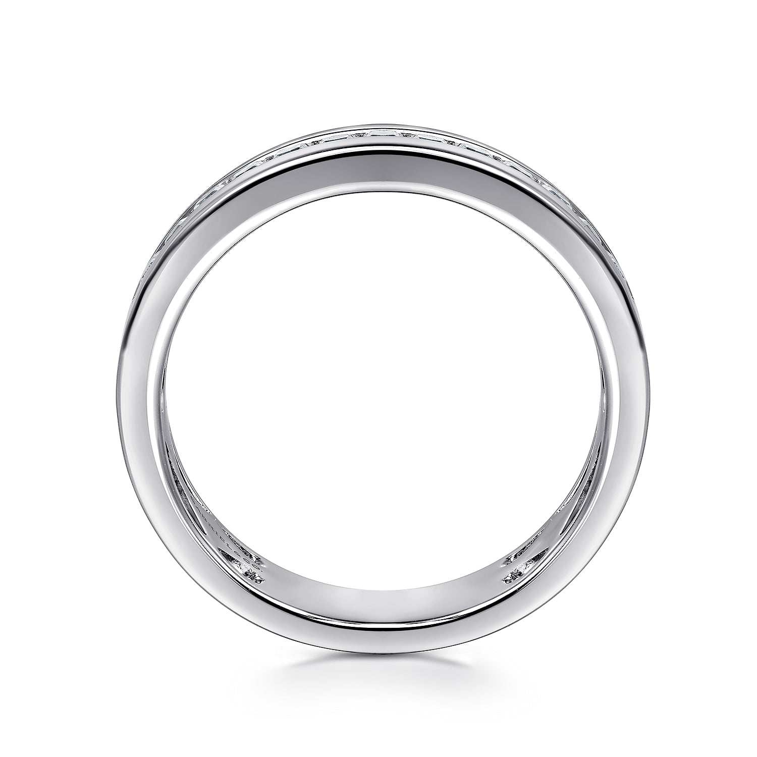 Matching Wedding Band in 14K White Gold, photograph 2