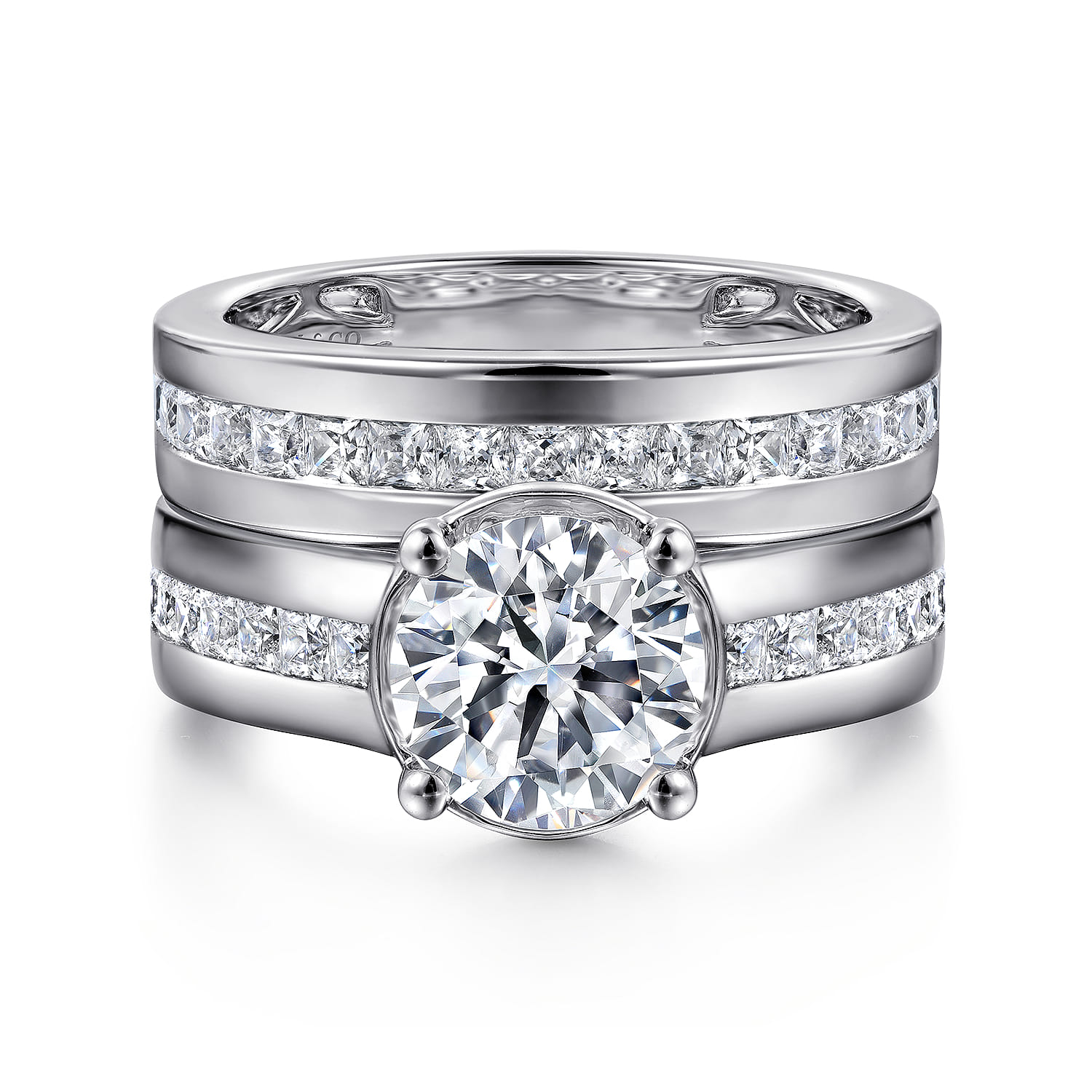 Matching Wedding Band in 14K White Gold, photograph 4