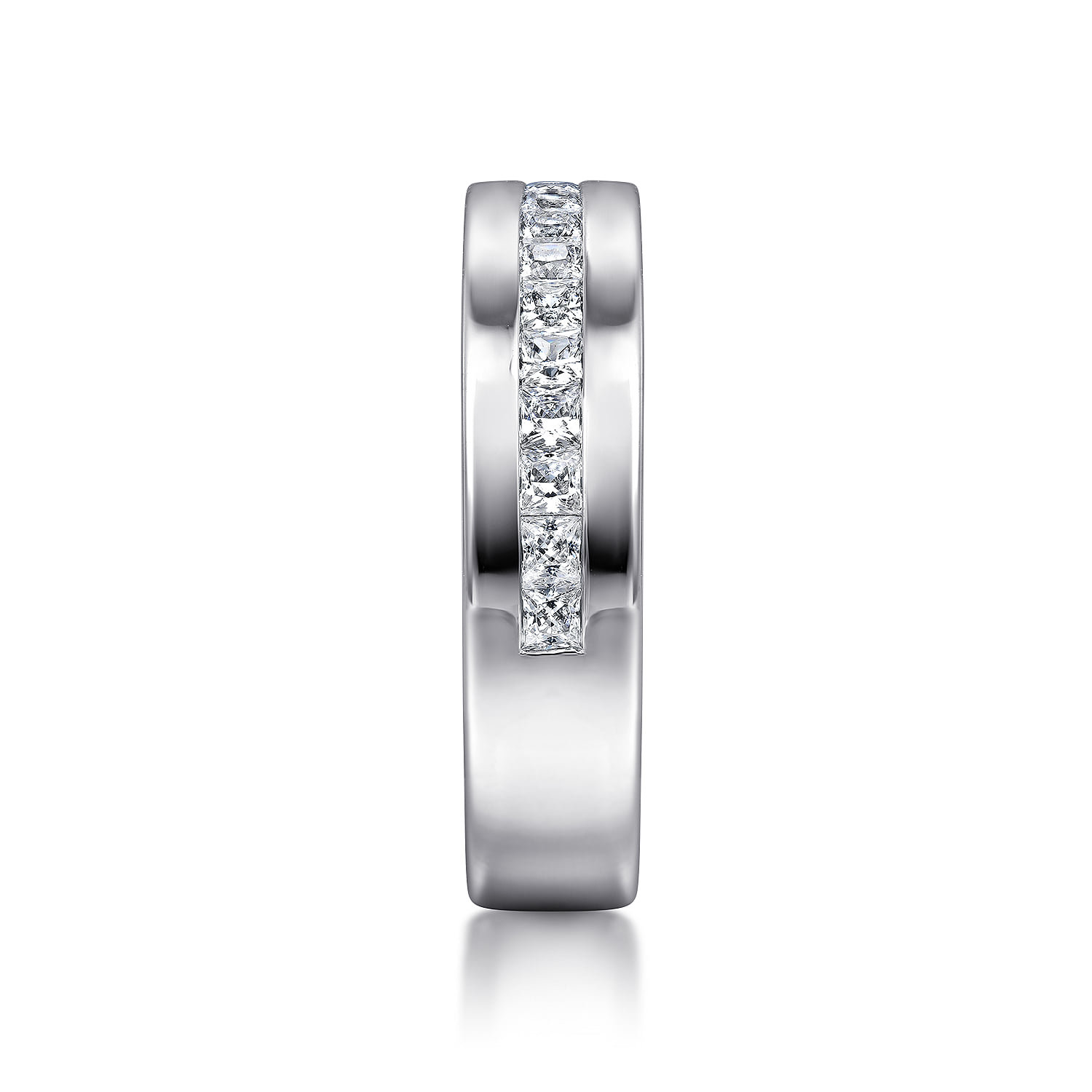 Matching Wedding Band in 14K White Gold, photograph 5
