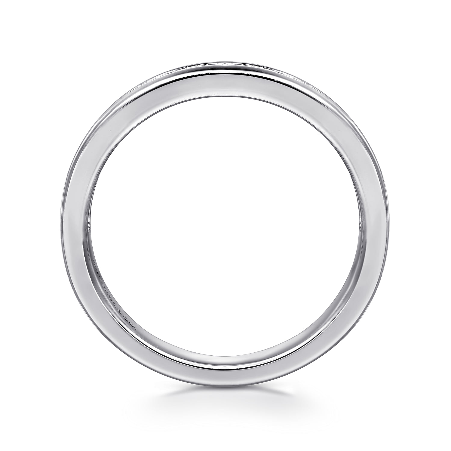 Matching Wedding Band in 14K White Gold, photograph 2