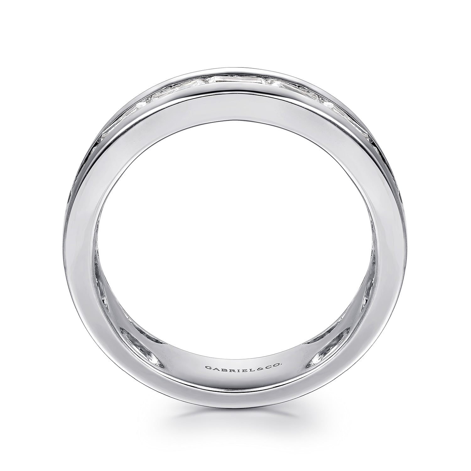 Matching Wedding Band in 14K White Gold, photograph 2