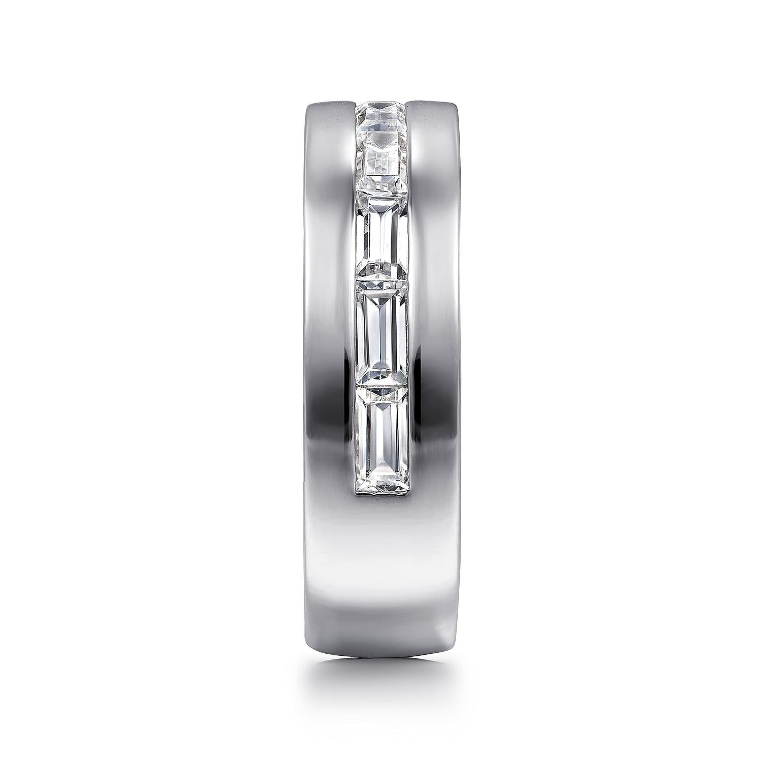 Matching Wedding Band in 14K White Gold, photograph 5