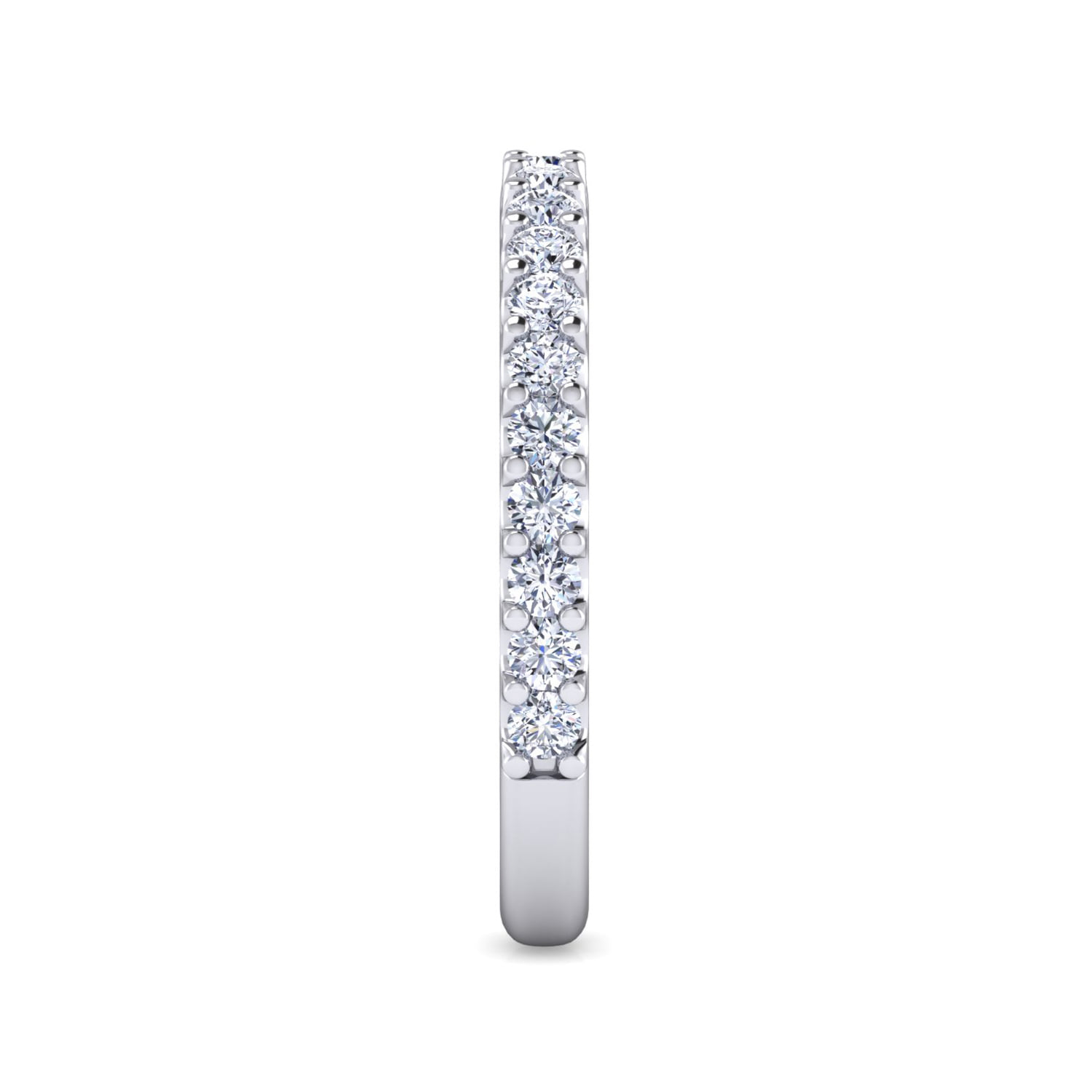 Matching Wedding Band in 14K White Gold, photograph 4