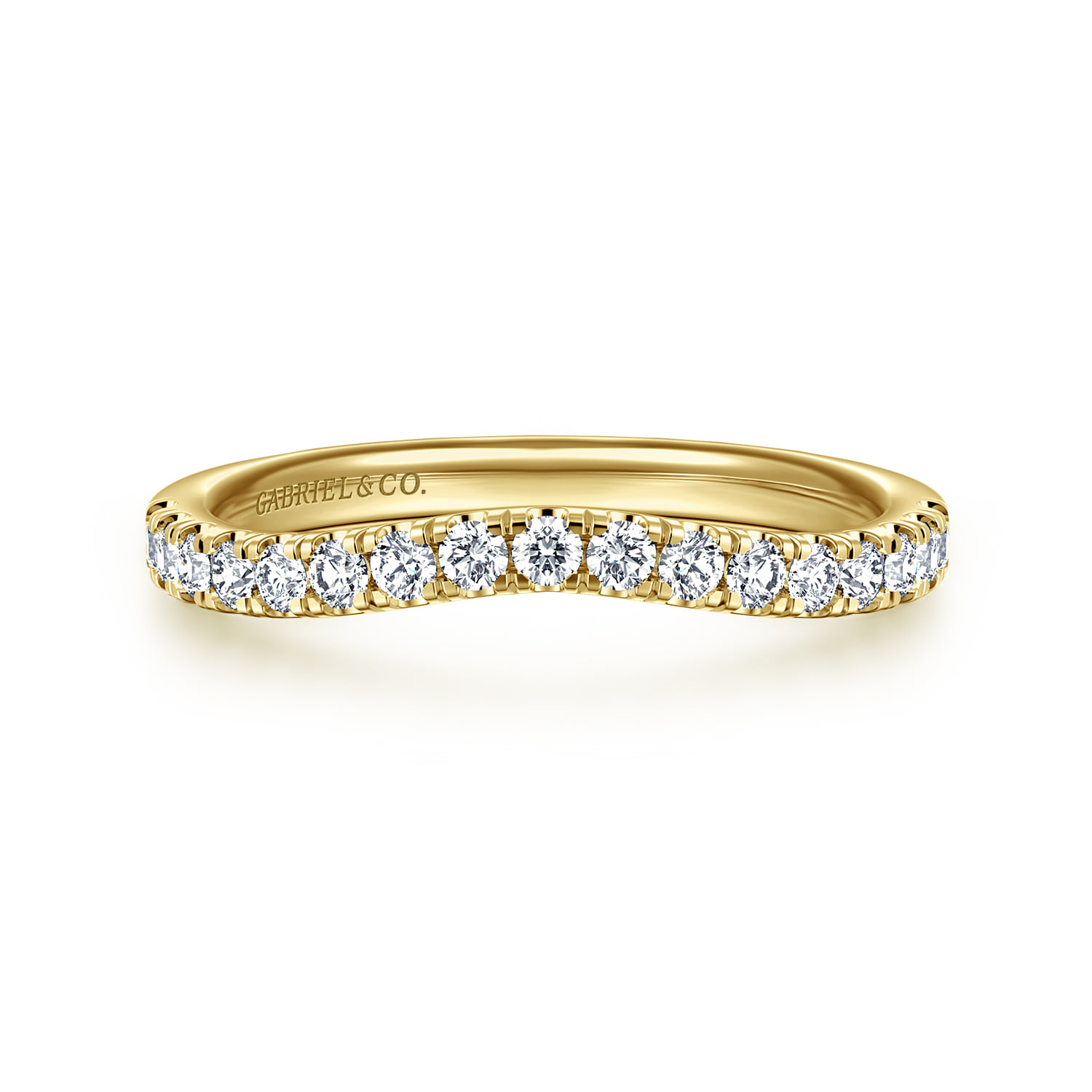 Diamond Matching Wedding Band in 14K Yellow Gold