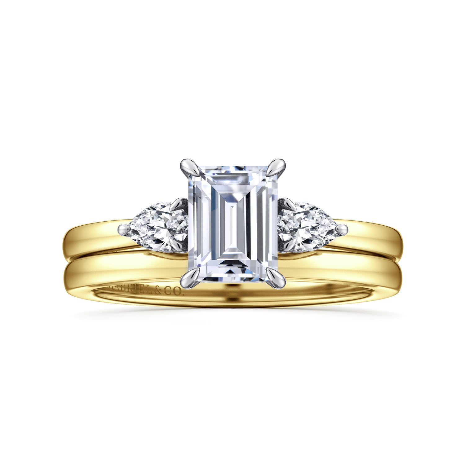 Matching Wedding Band in 14K Yellow Gold, photograph 4