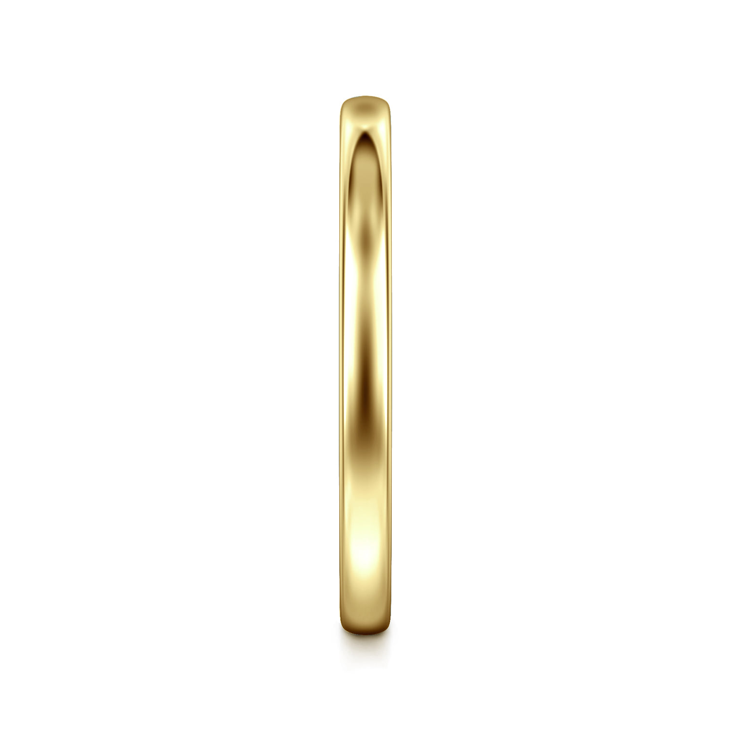 Matching Wedding Band in 14K Yellow Gold, photograph 5