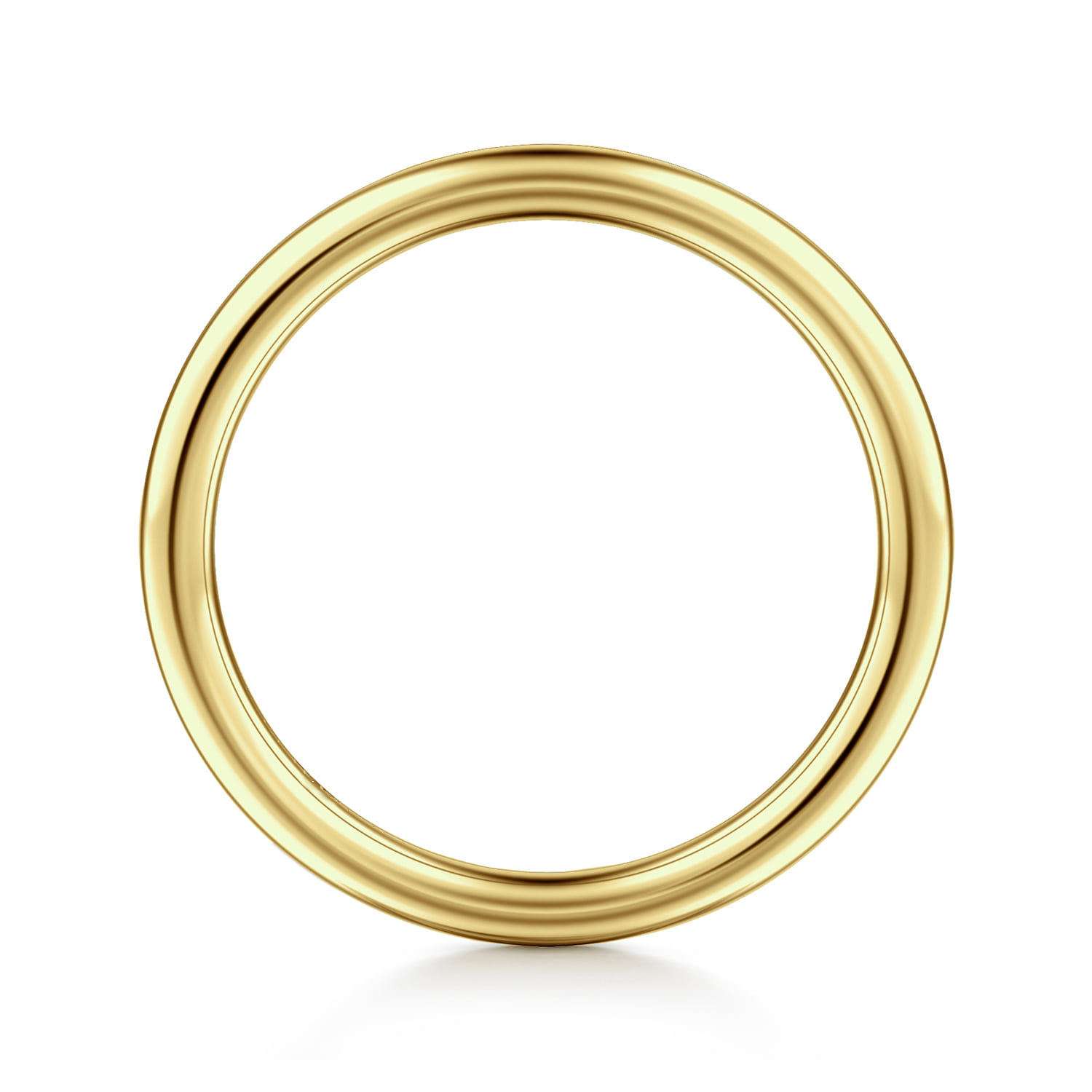 Plain 1.7mm Wedding Band in 14K Yellow Gold, photograph 2