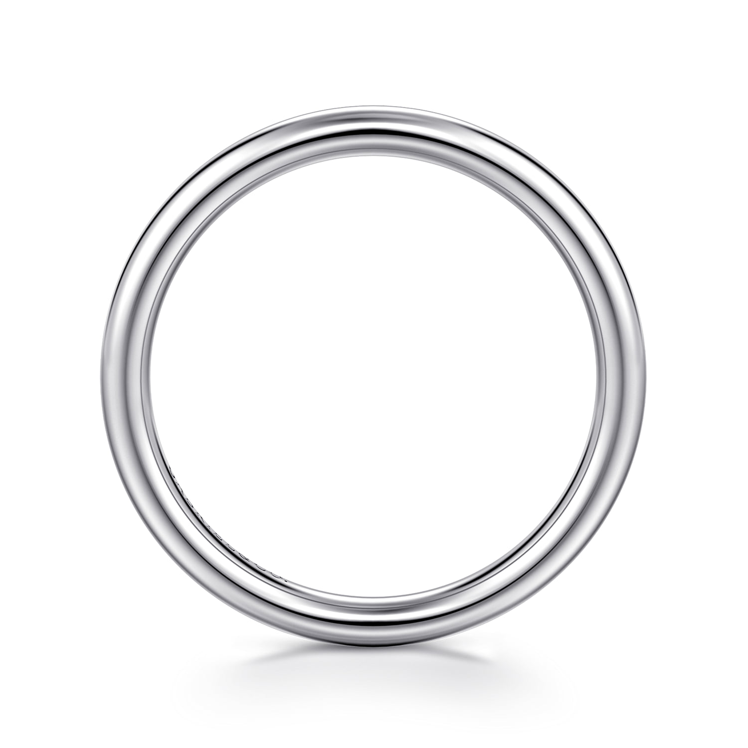 Matching Wedding Band in 14K White Gold, photograph 2