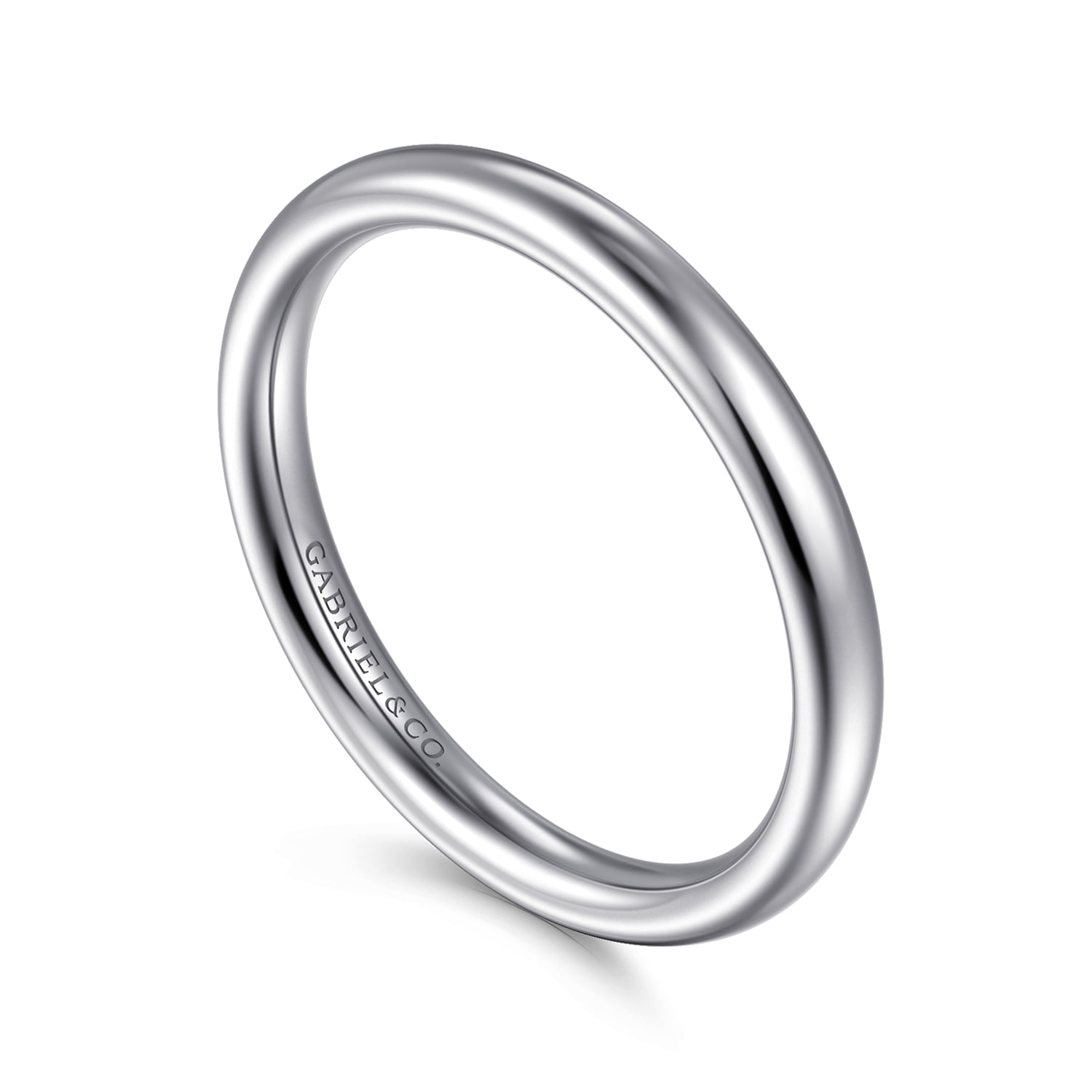 Matching Wedding Band in 14K White Gold, photograph 3