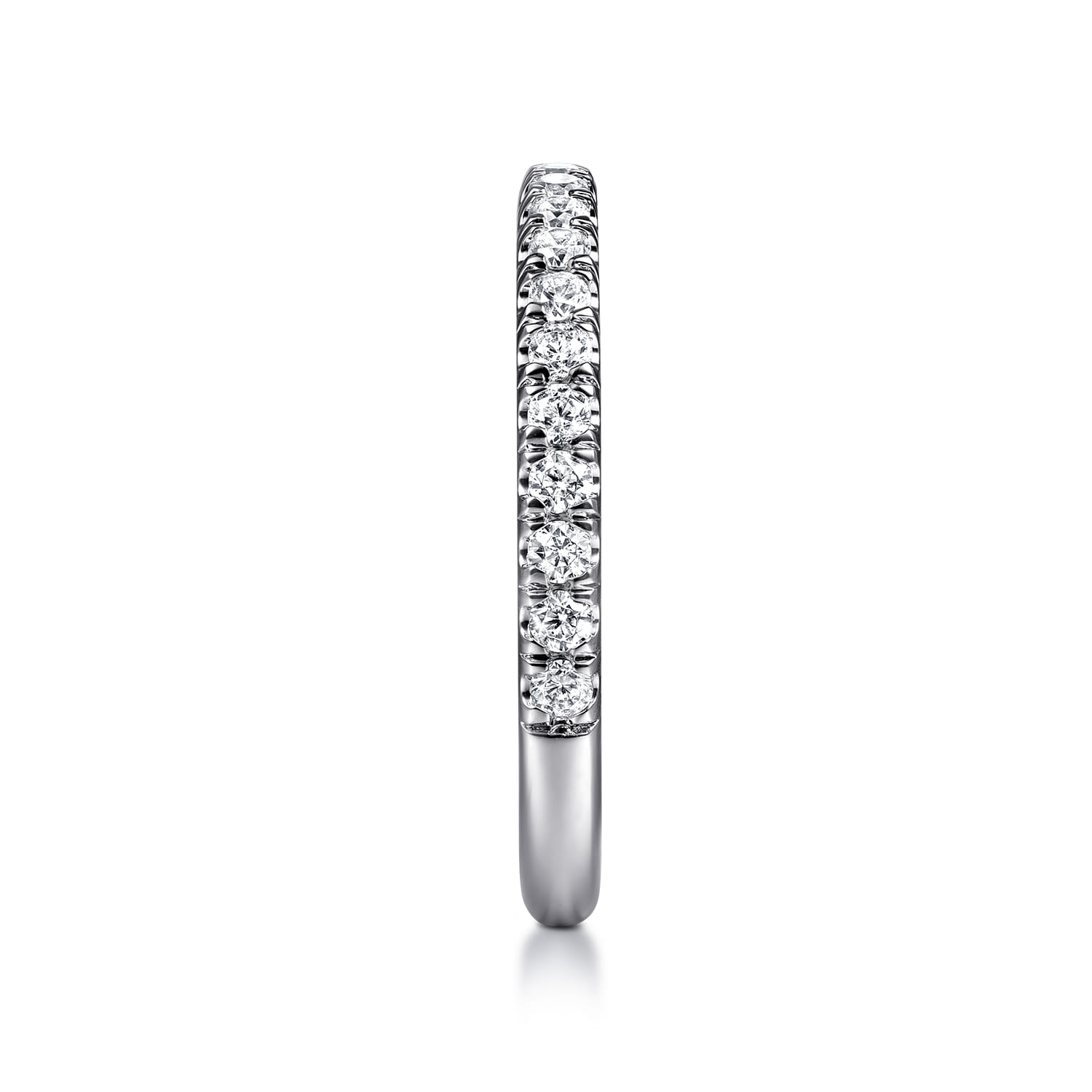 Matching Wedding Band in 14K White Gold, photograph 4