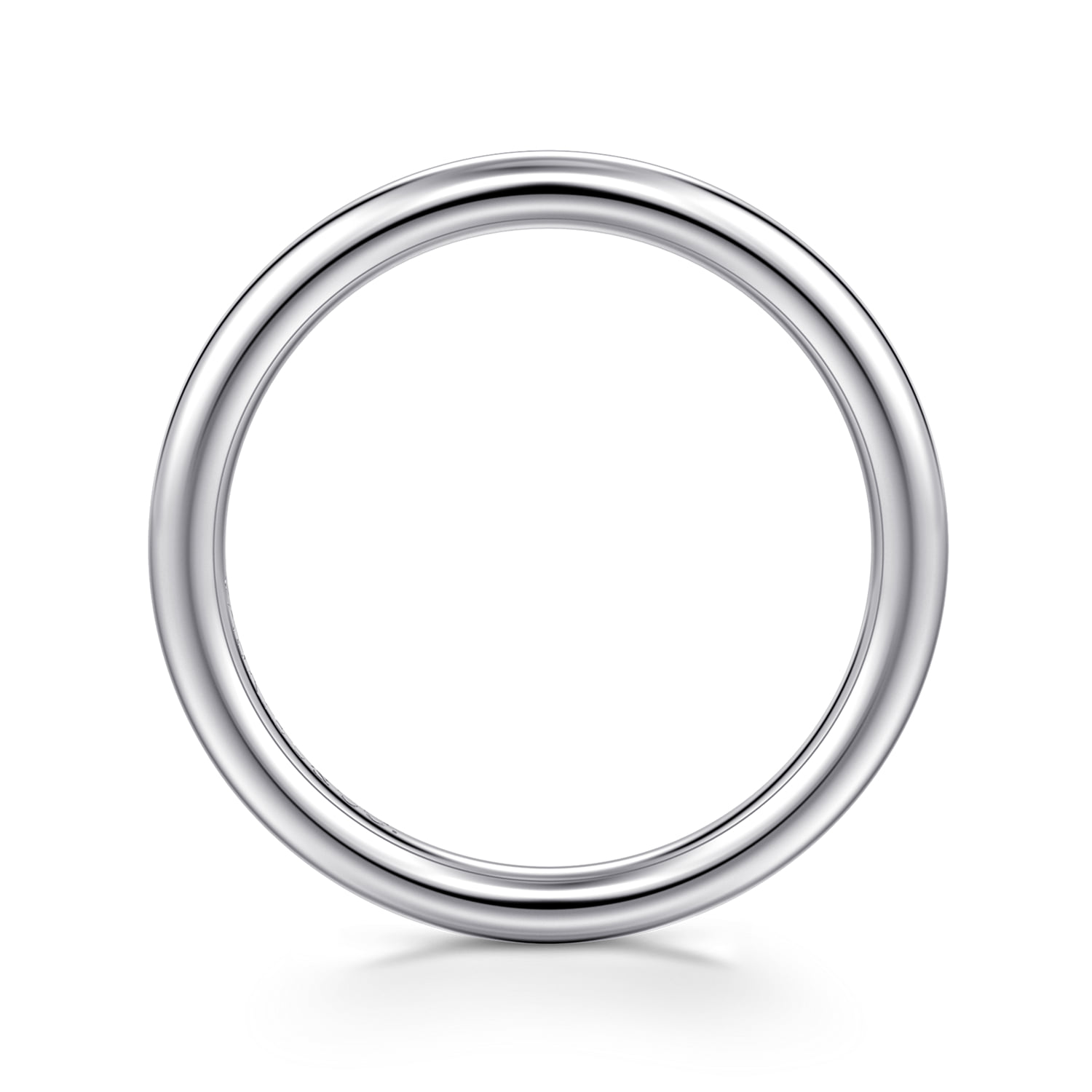 Matching Wedding Band in 14K White Gold, photograph 2