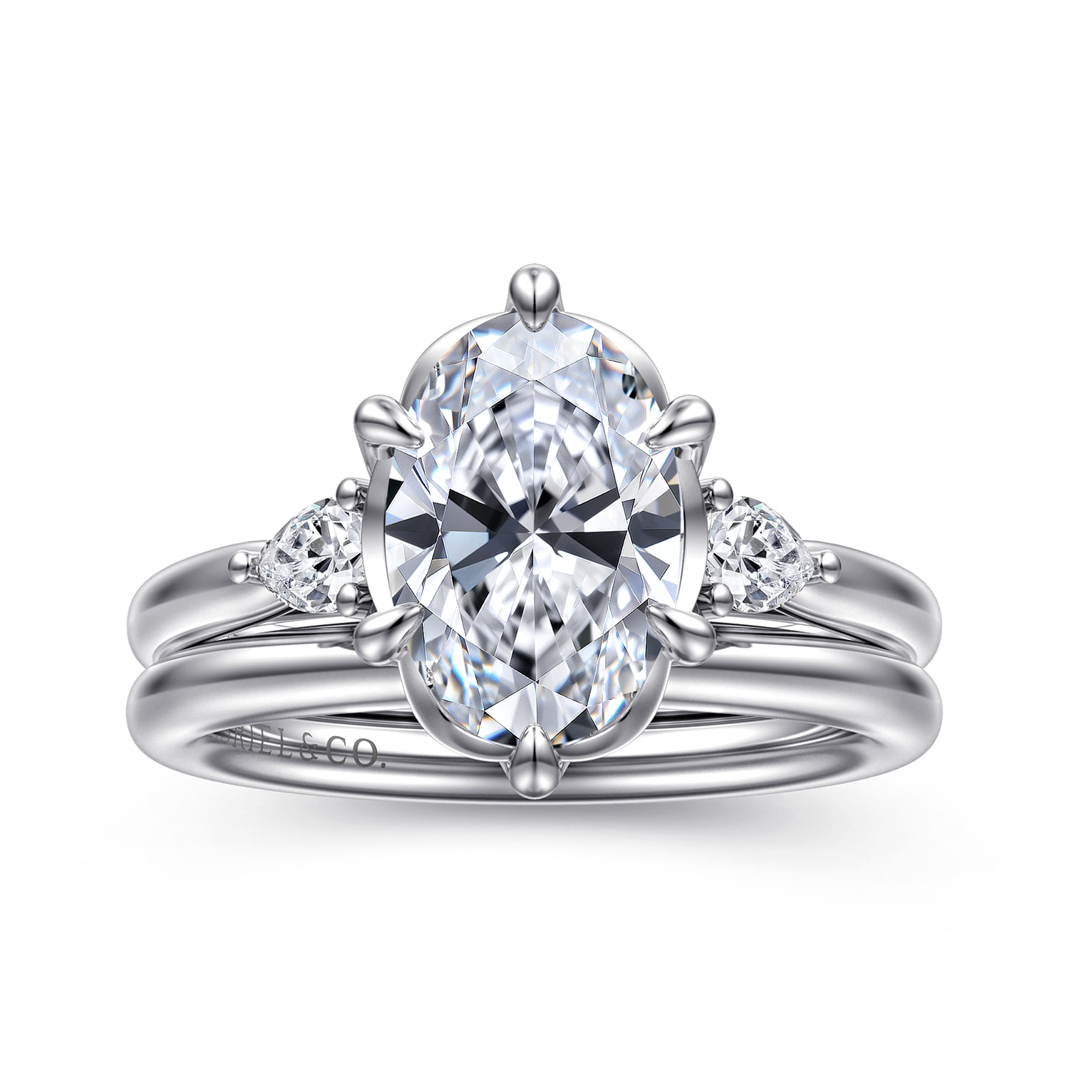 Matching Wedding Band in 14K White Gold, photograph 4