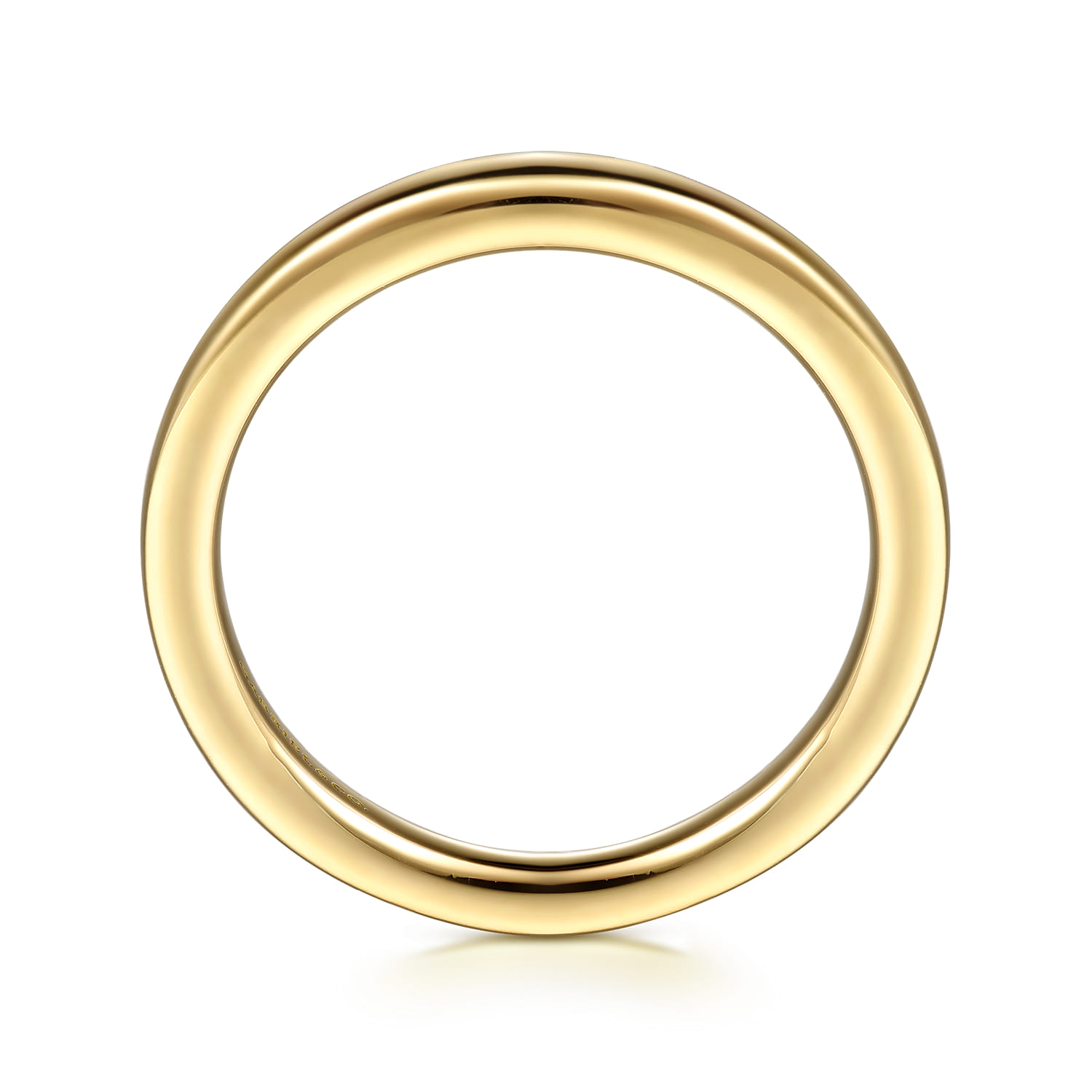 Matching Wedding Band in 14K Yellow Gold, photograph 2