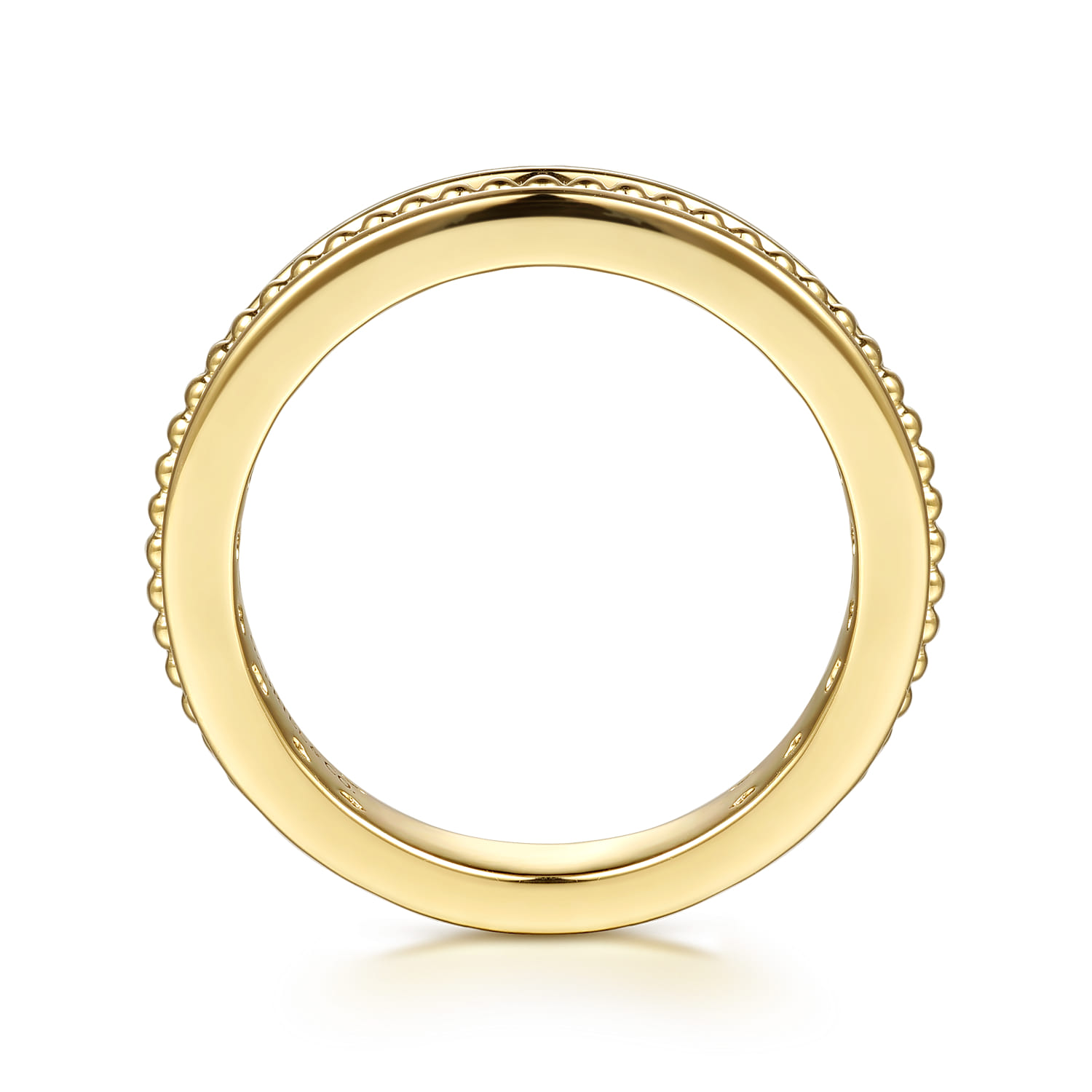 Matching Wedding Band in 14K Yellow Gold, photograph 2