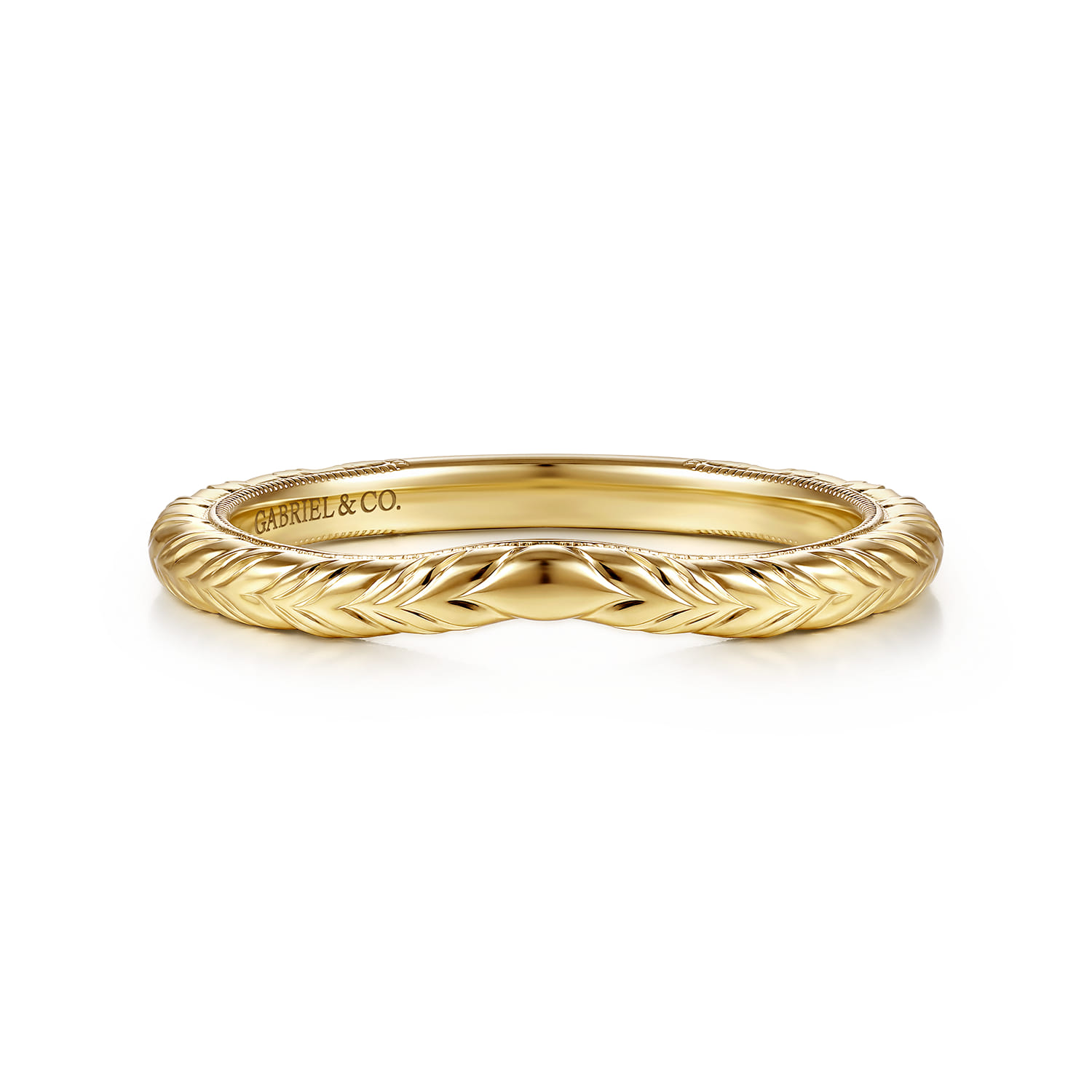 Vintage Inspired Matching Wedding Band