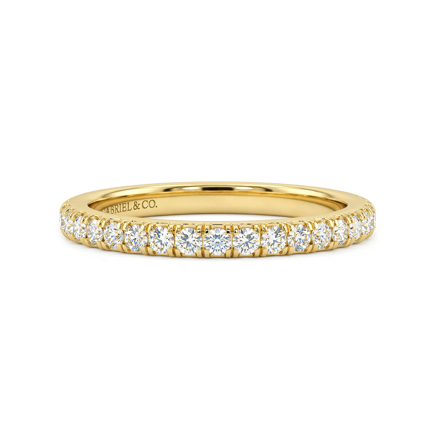 Diamond Matching Wedding Band in 14K Yellow Gold