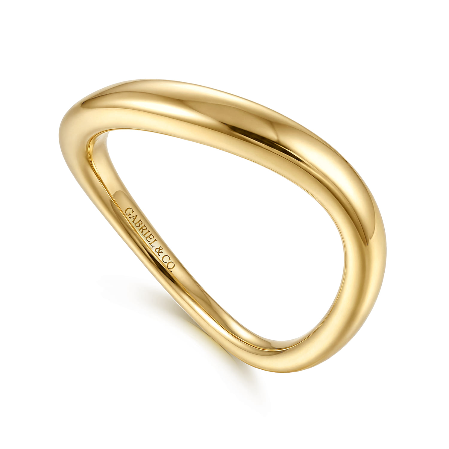 Matching Wedding Band in 14K Yellow Gold, photograph 3