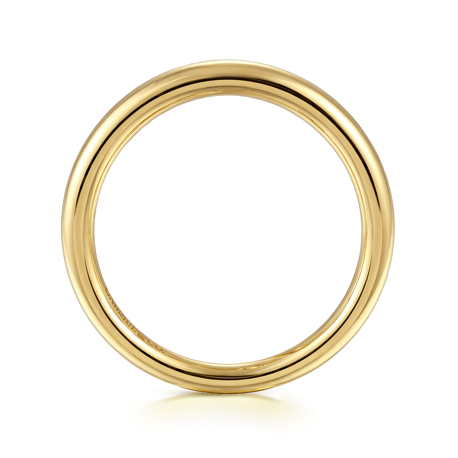 Matching Wedding Band in 14K Yellow Gold, photograph 2