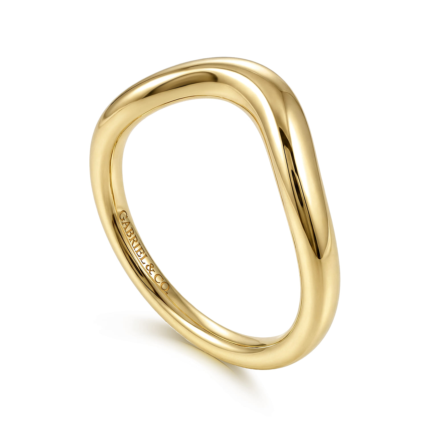 Matching Wedding Band in 14K Yellow Gold, photograph 3