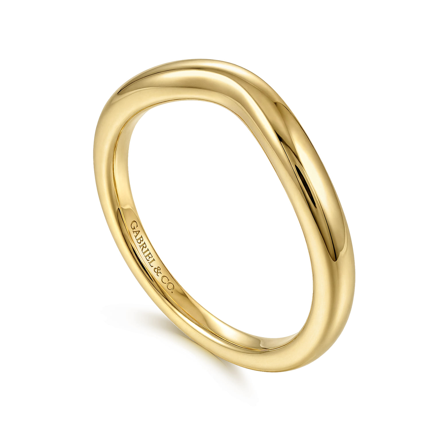 Matching Wedding Band in 14K Yellow Gold, photograph 3