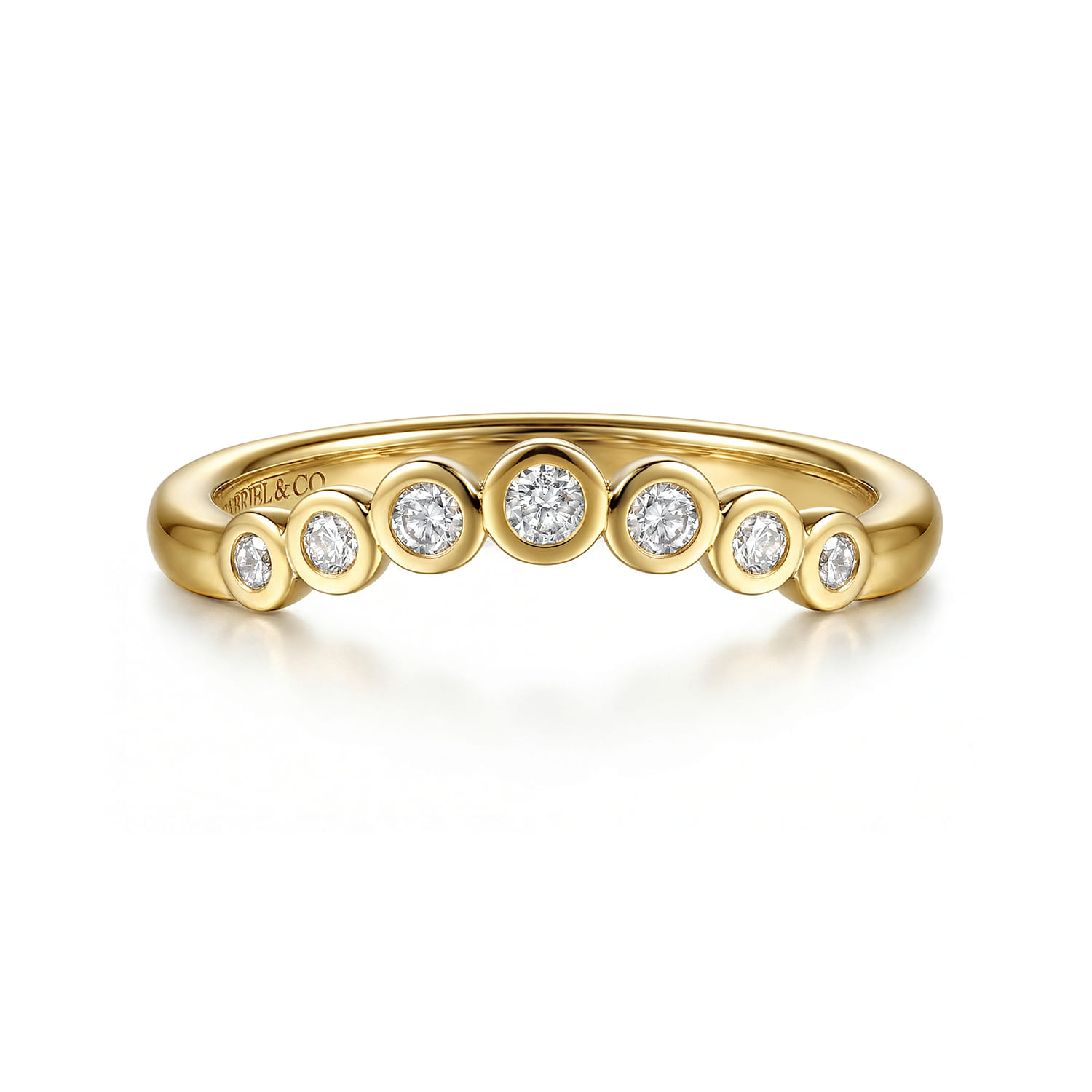 Diamond Matching Wedding Band in 14K Yellow Gold