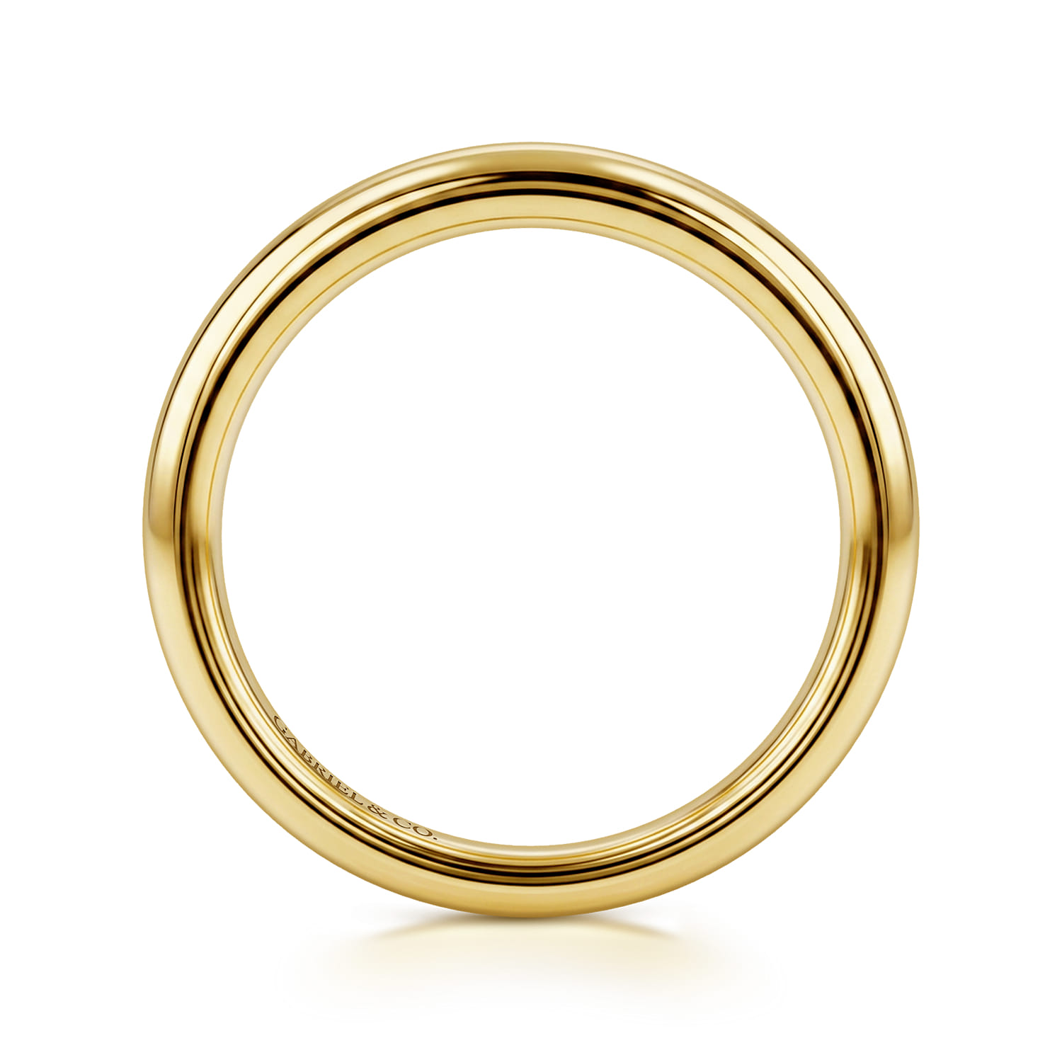 Matching Wedding Band in 14K Yellow Gold, photograph 2