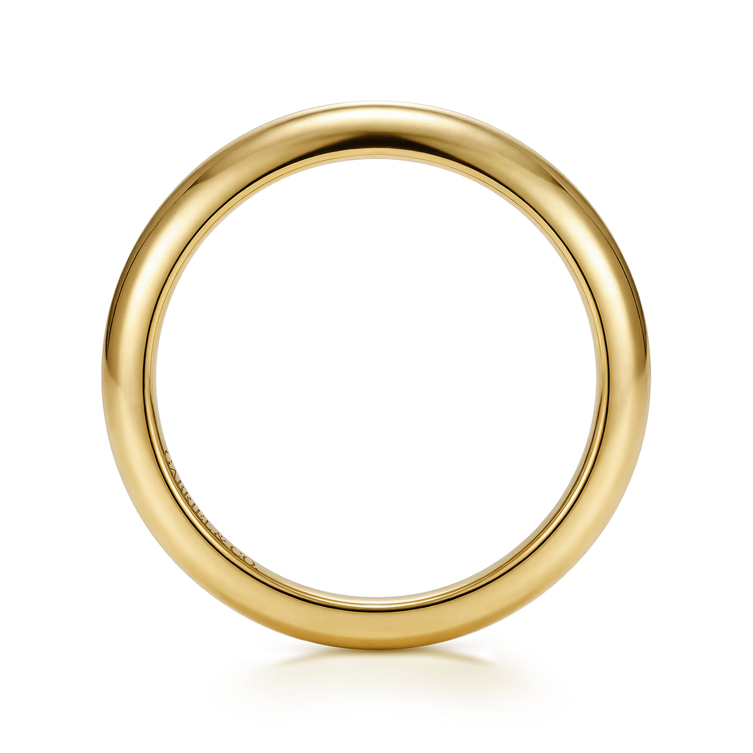 Matching Wedding Band in 14K Yellow Gold, photograph 2