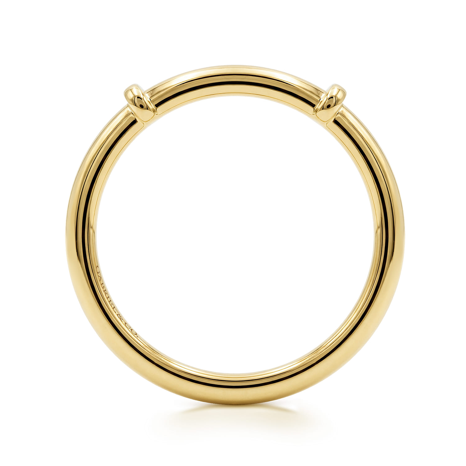 Matching Wedding Band in 14K Yellow Gold, photograph 2