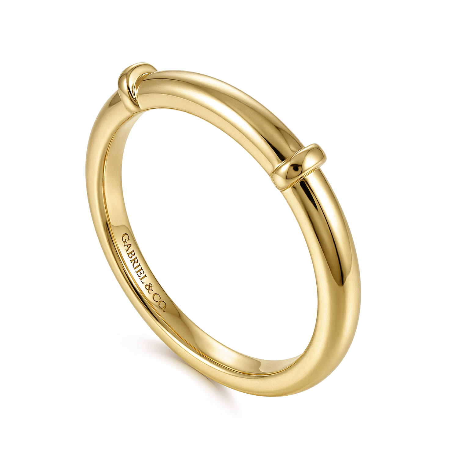 Matching Wedding Band in 14K Yellow Gold, photograph 3