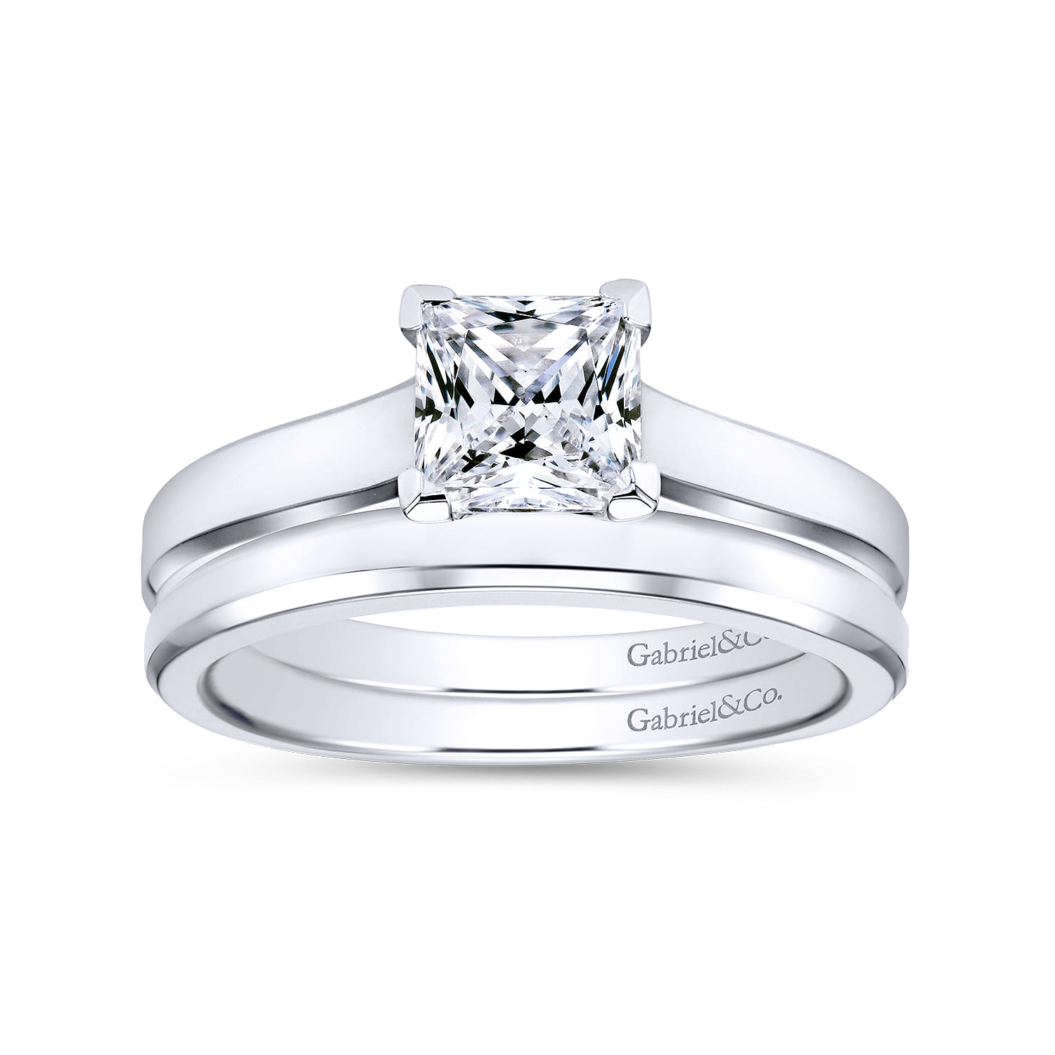 Matching Wedding Band in 14K White Gold, photograph 4
