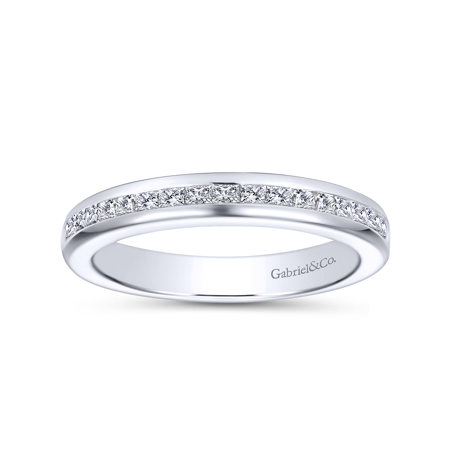 Matching Wedding Band in 14K White Gold, photograph 5