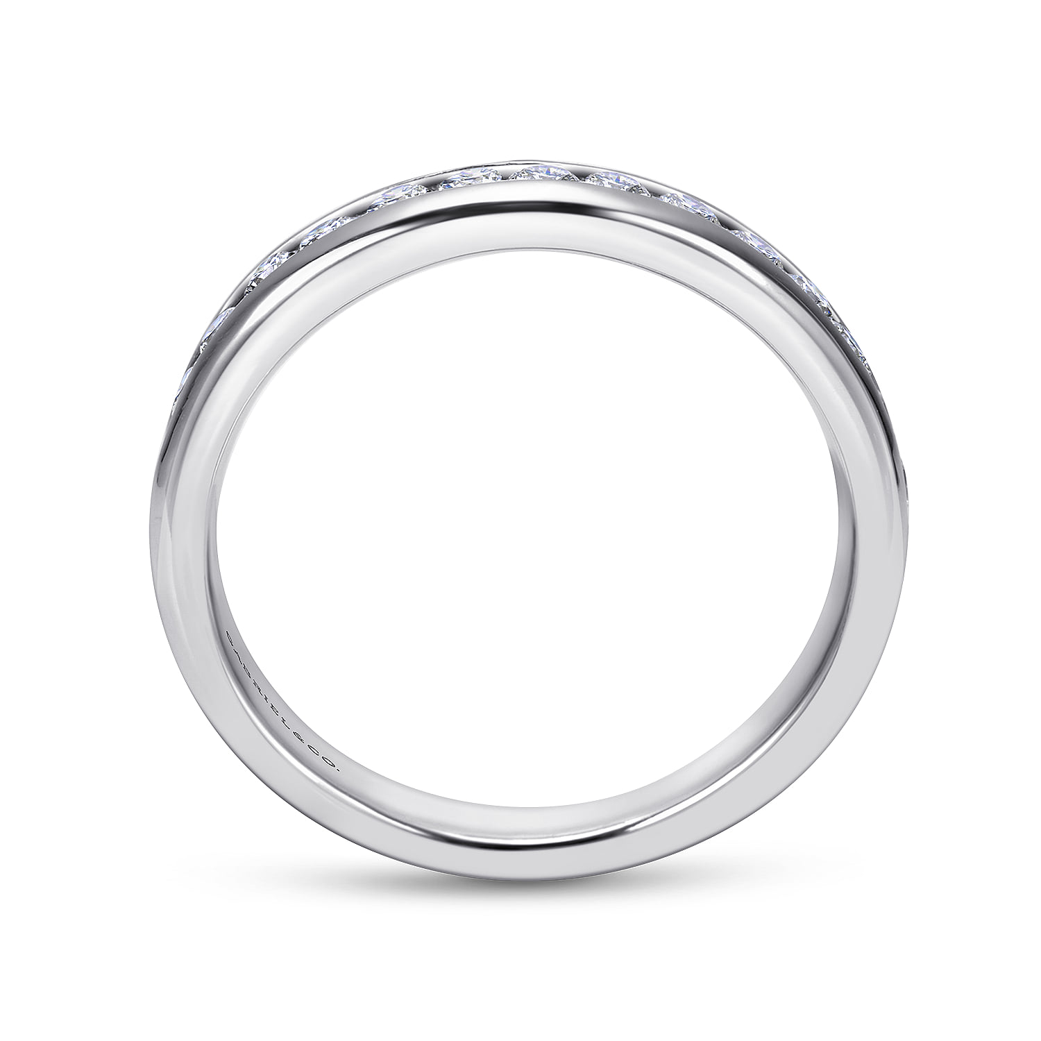 Matching Wedding Band in Platinum, photograph 2