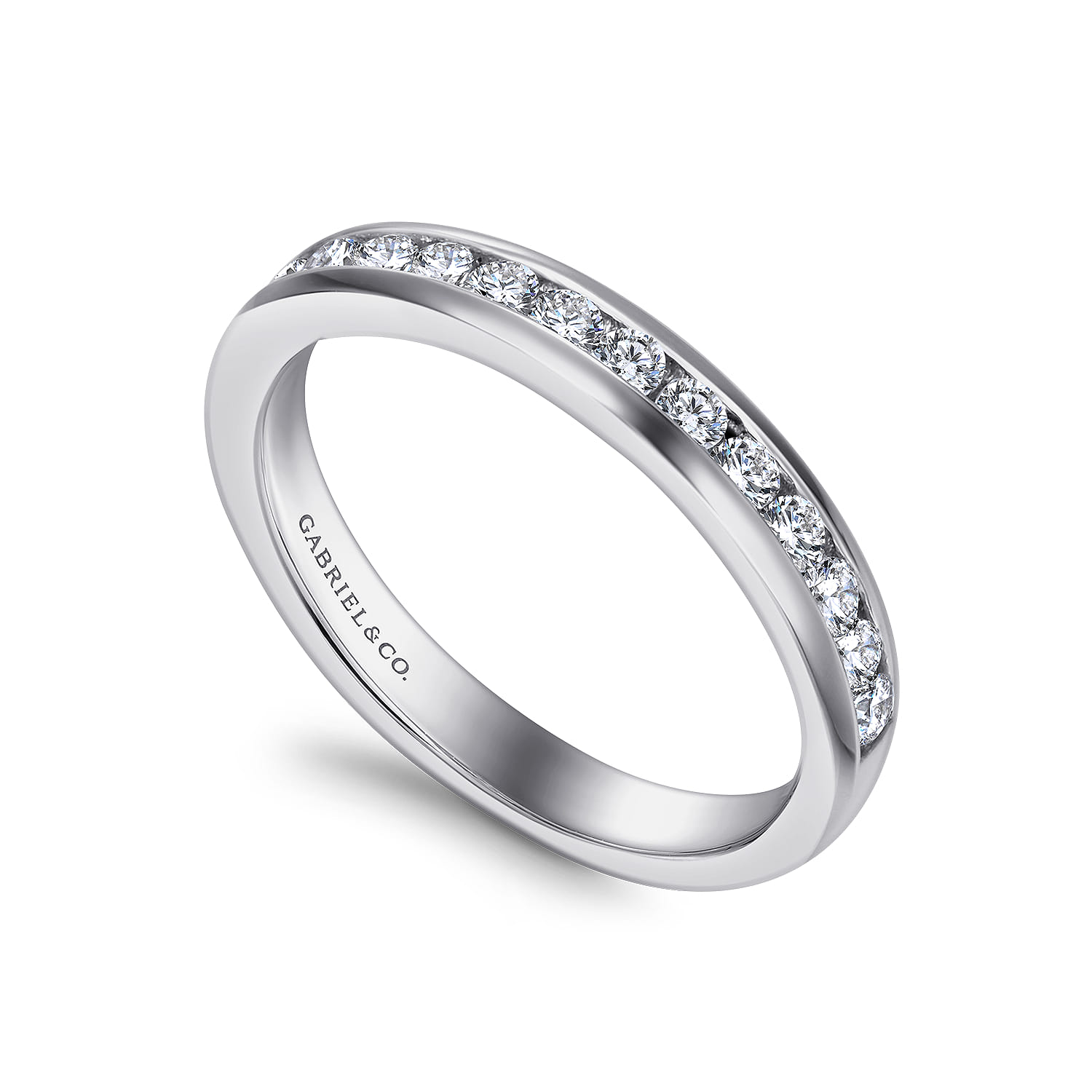 Matching Wedding Band in Platinum, photograph 3